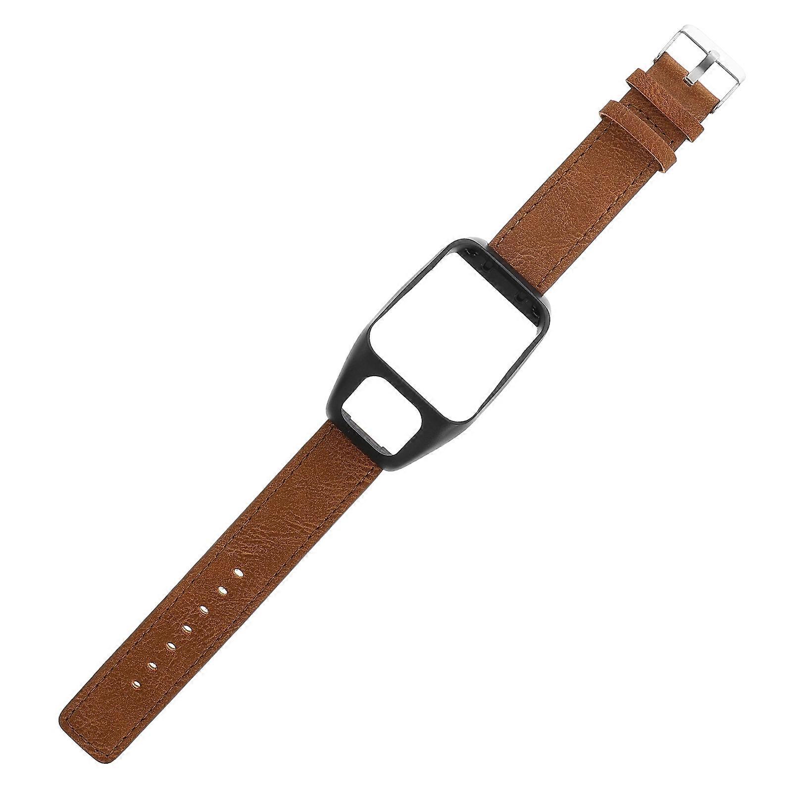 Replacement Watch Band Compatible with Tomtom for Watch Brown