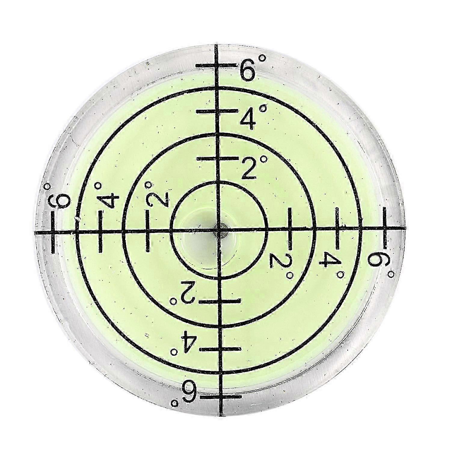 32*7mm Acrylic Bubble Level Round Level Bubble Accessories, Green