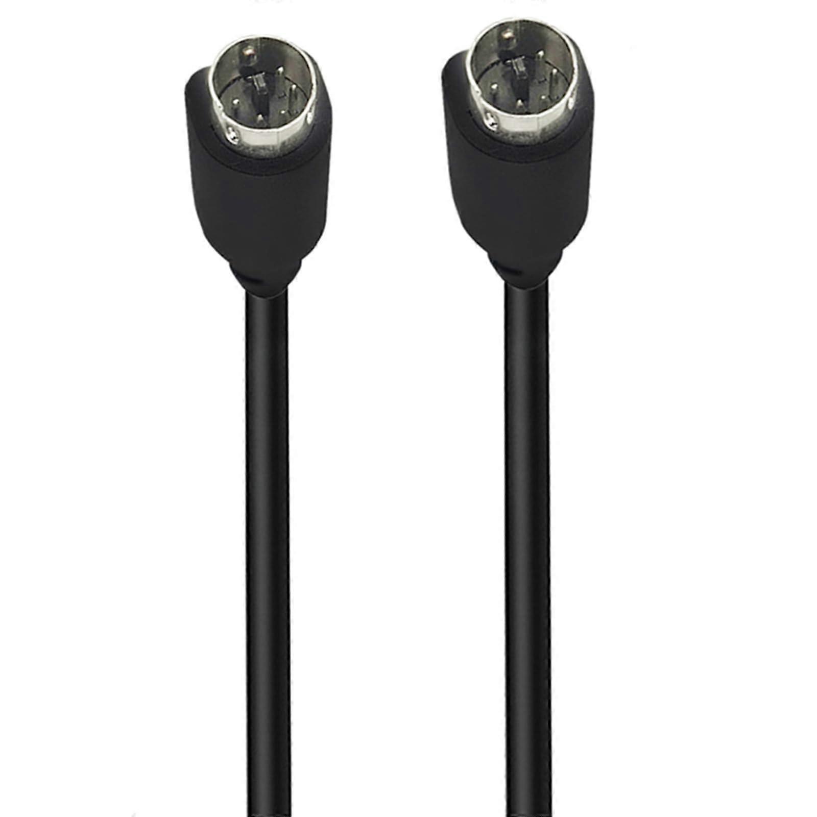 S Video 5Pin Cable Wire Small DIN Cord For Audio And Video Transmission With Straight And Right Angled Head