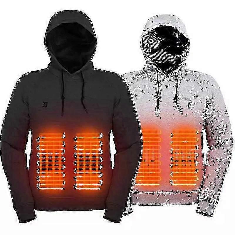 Moletons aquecidos, moletons leves com capuz e aquecimento elétrico USB