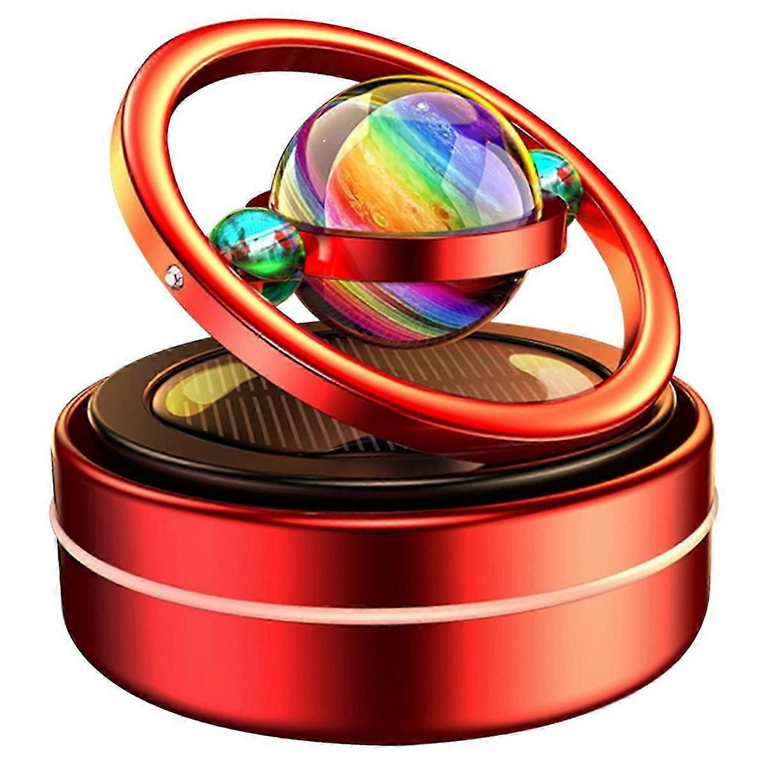 Solar Rotating Aromatherapy Car Diffuser Dashboard Ornaments Solar Car Air Freshener Auto Spin Car A