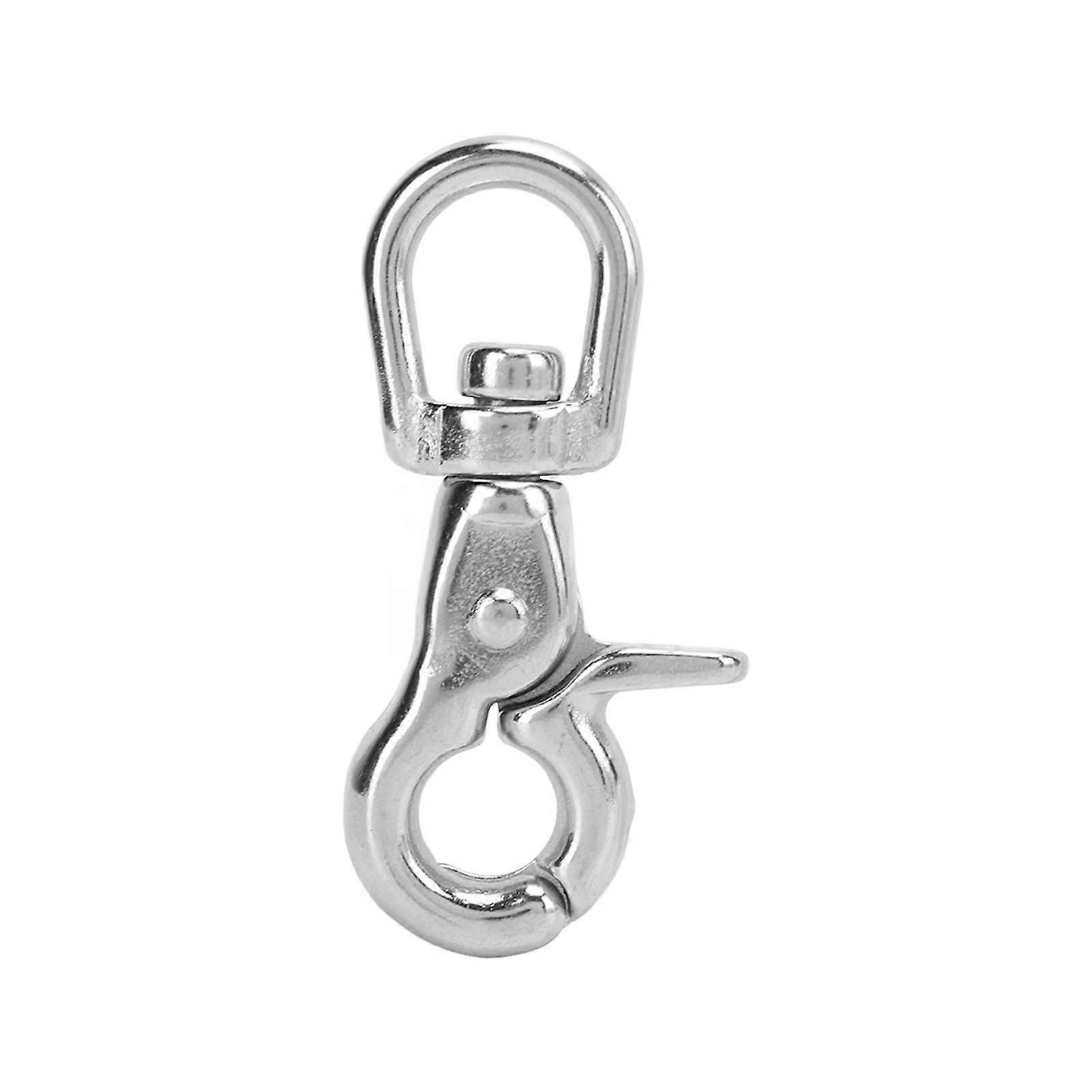 65mm Stainless Steel Lobster Claw Clasps Swivel Clasps Lanyard Snap Hooks with Trigger Snap for Keychain Dog Leash DIY Bags