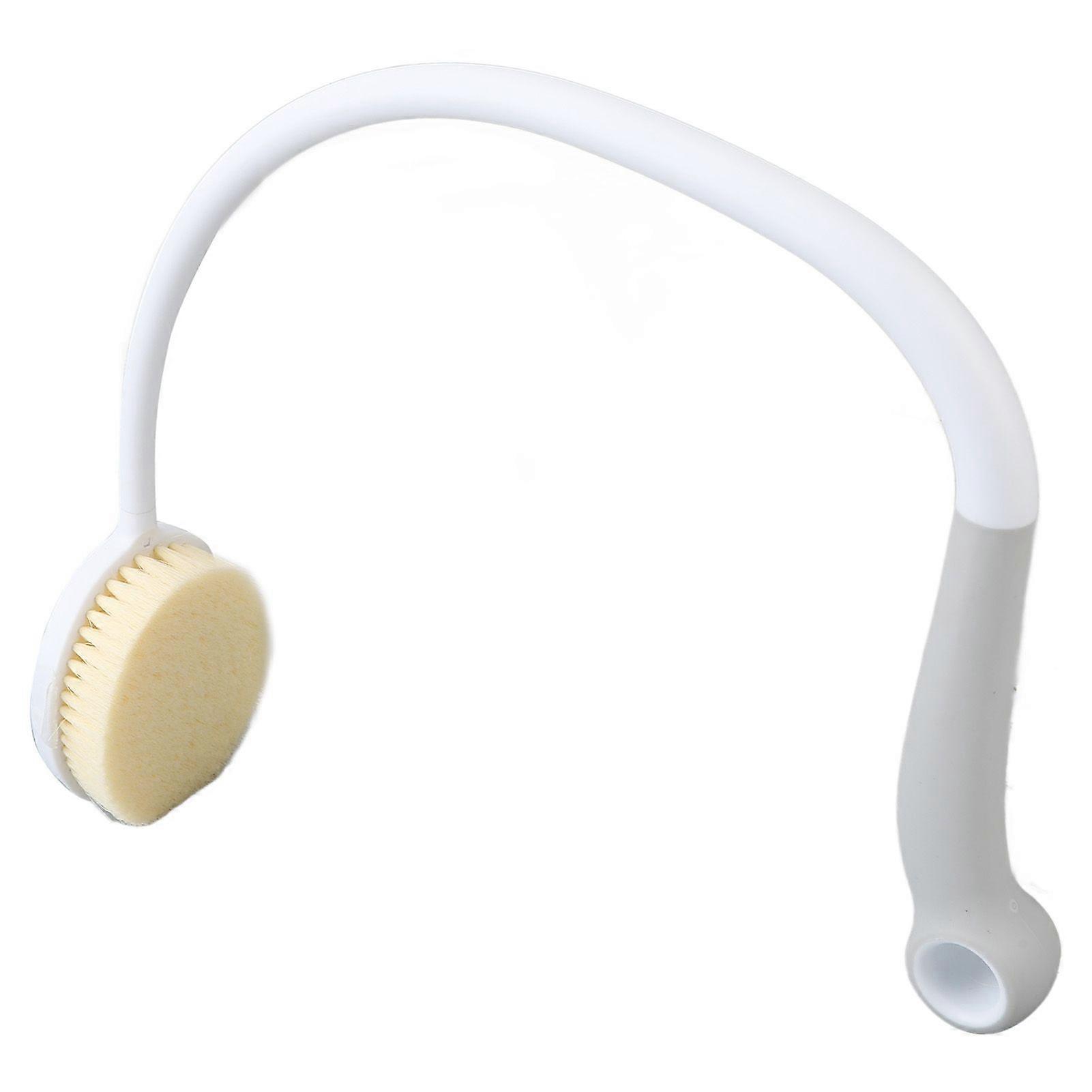 Curved Back Scrubber U Shaped Bendable Back Bath Brush with Long Curved Long Handle for Elderly Pregnant Women