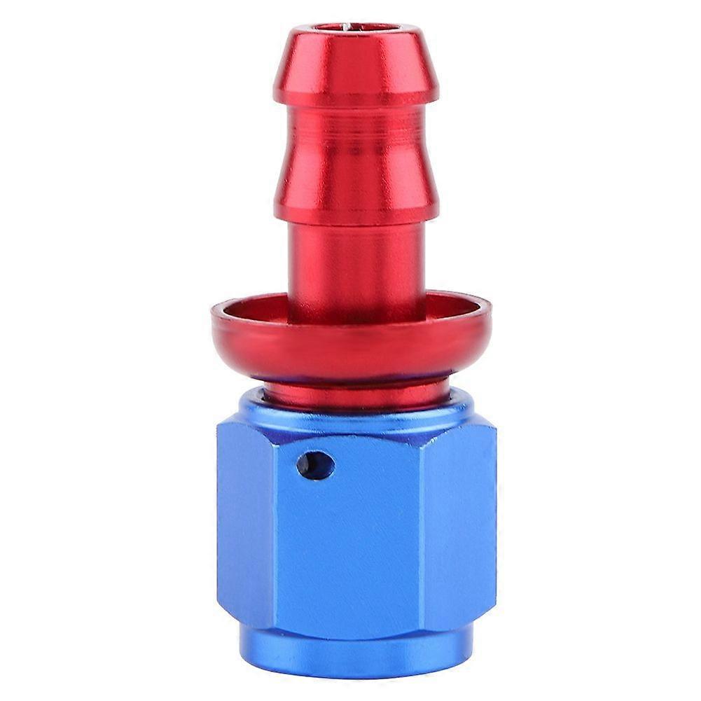 AN6 Straight Push On Twist Lock Oil Gas Fuel Line Hose End Male Fitting