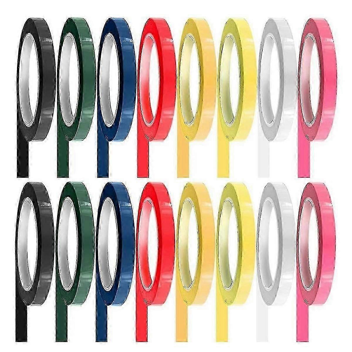 16 Rolls of Autoclave Tape Masking Tape compatible with Instruments Identification, 216 Ft/L X 0.4 In/W Colors Autoclave Tape