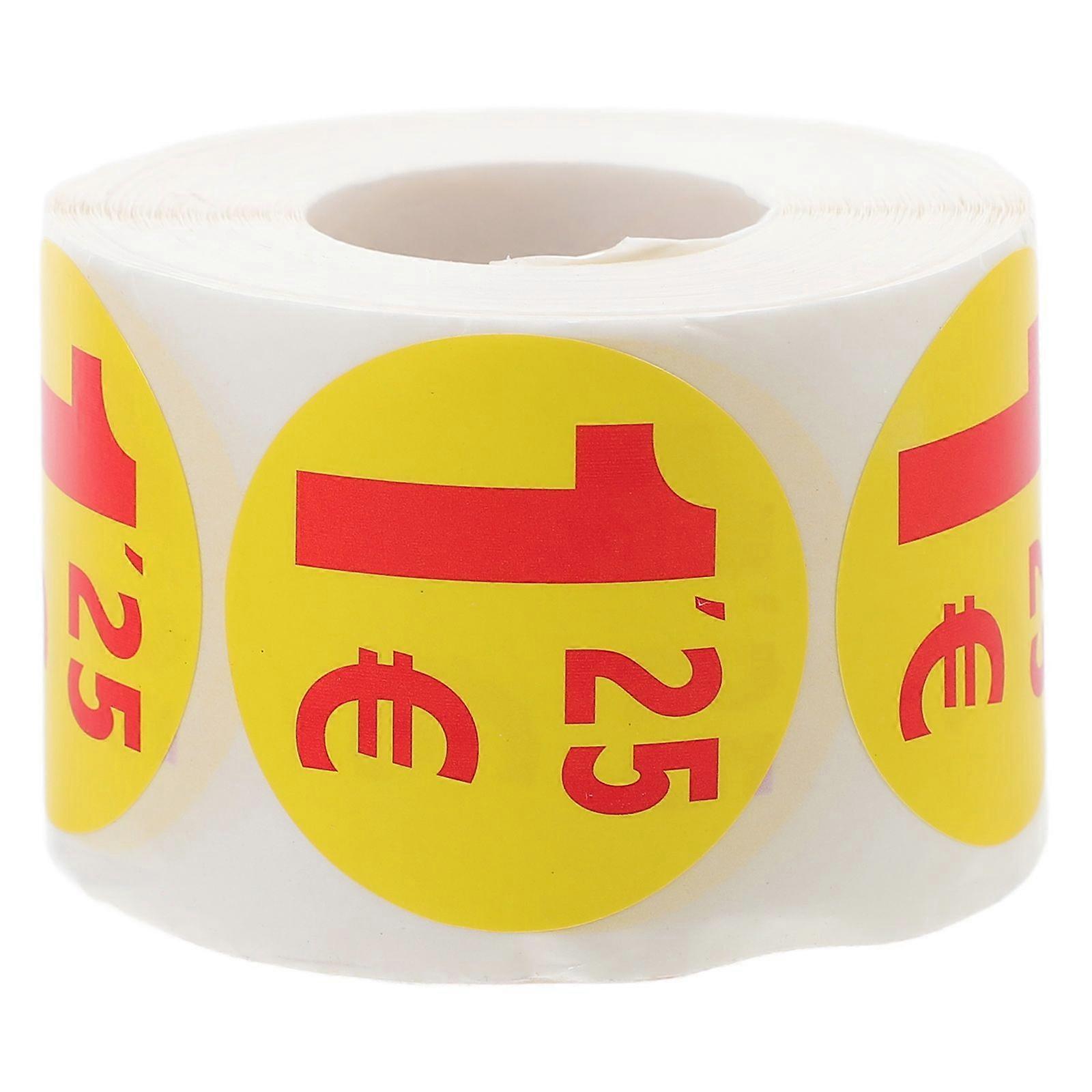 1 Roll Adhesive Price Tag Paper Pricing Marker Label Market Labels Small Business Stickers