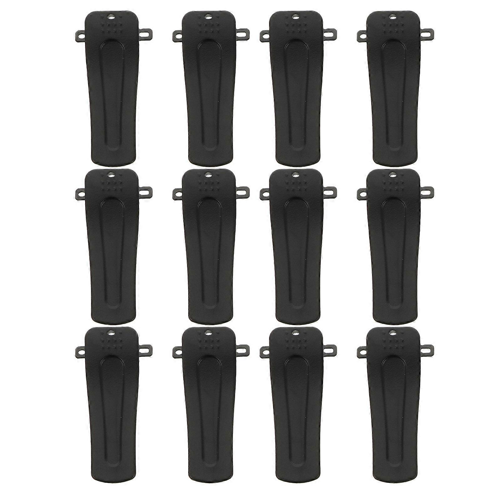 Plastic Belt Brackets - Accessories for Everyday Use Black Back Clips Waist Clips 12Pack
