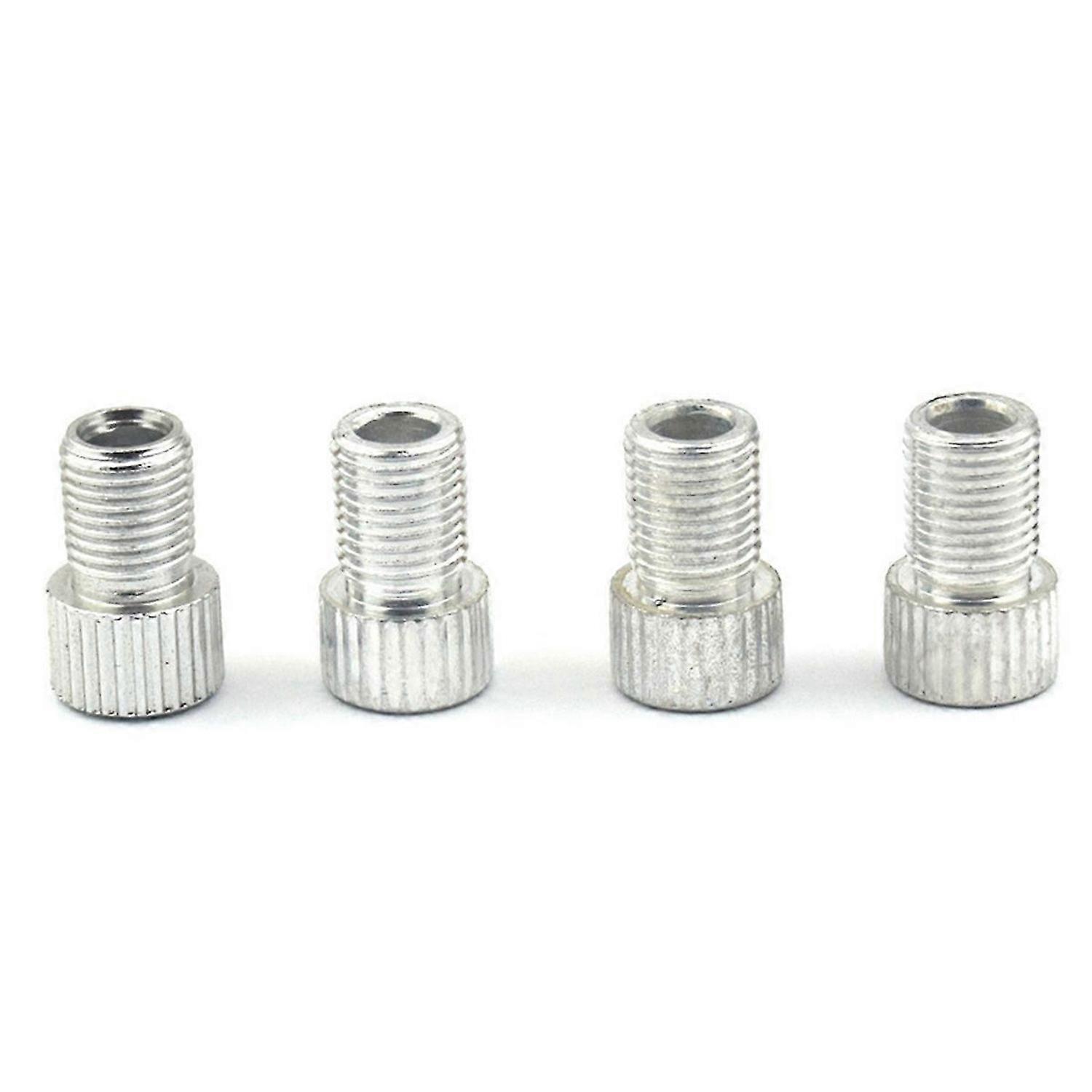 Bicycle Valve Adapter, French Valve to American Valve Blue