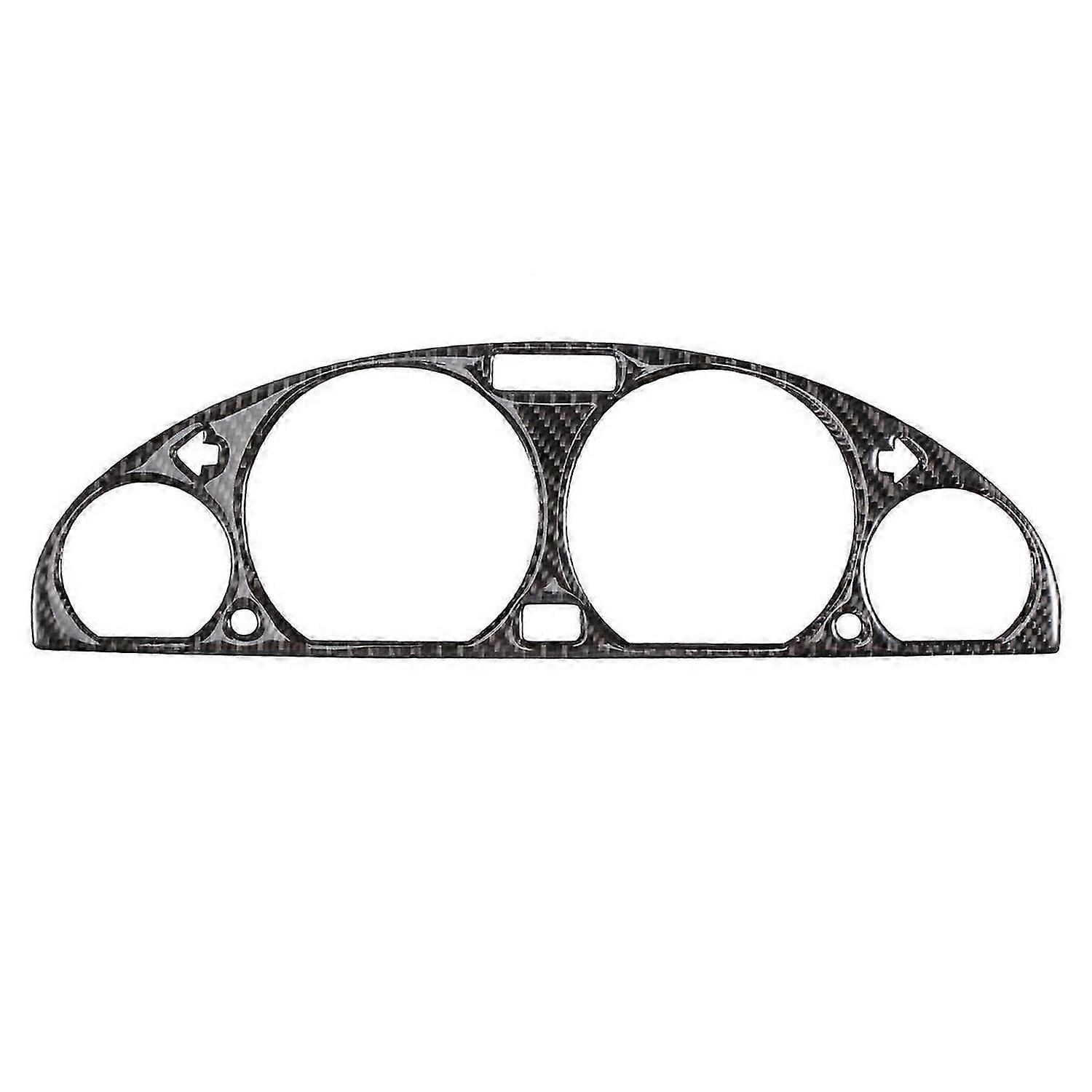 for 3 E46 M3 1998-2005 Carbon Fiber Internal Inst ent Panel Decorative Frame Dashboard Cover Stick