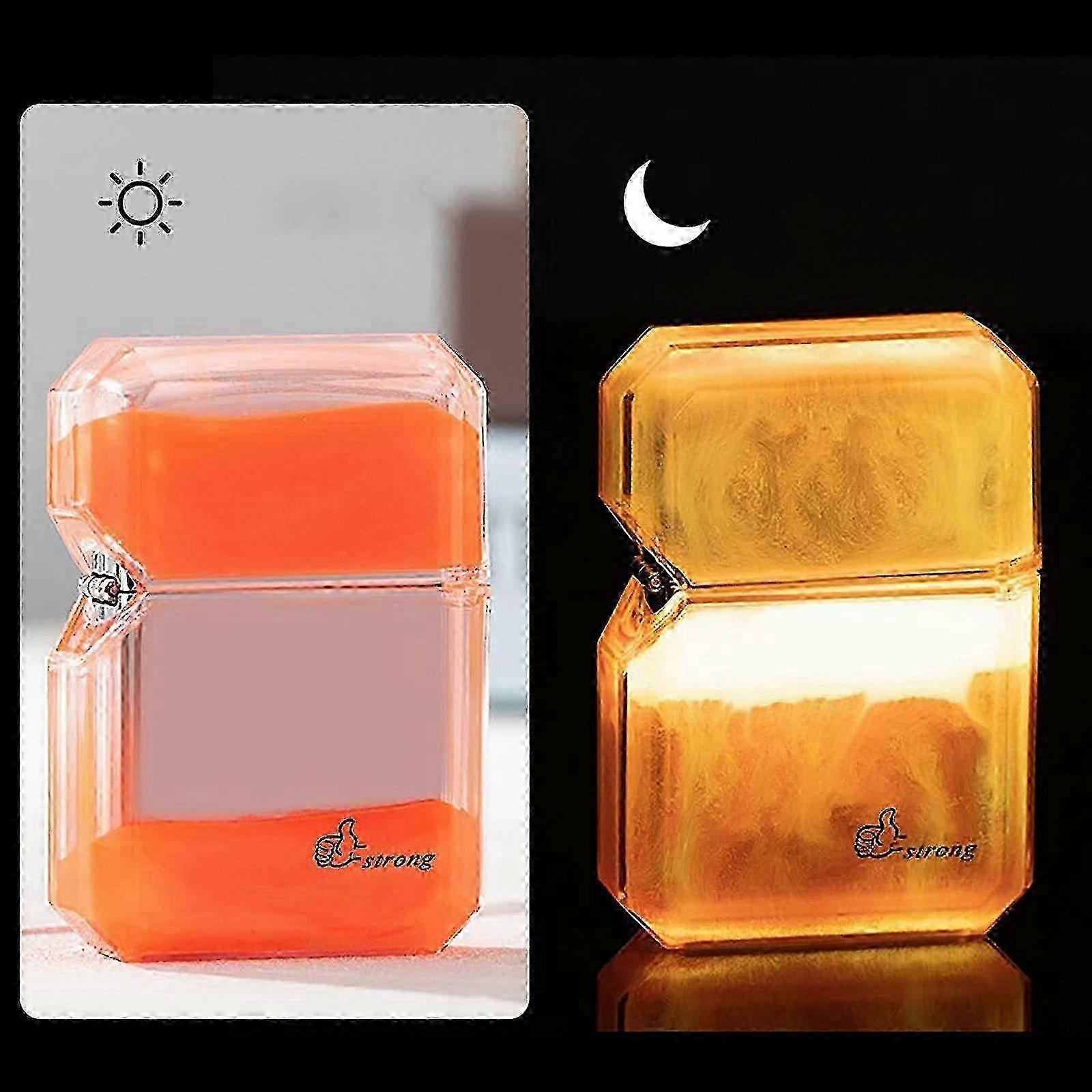 Cool Fluorescent Color Quicksand Windproof Lighter, Surprise Gift 5ml-Good