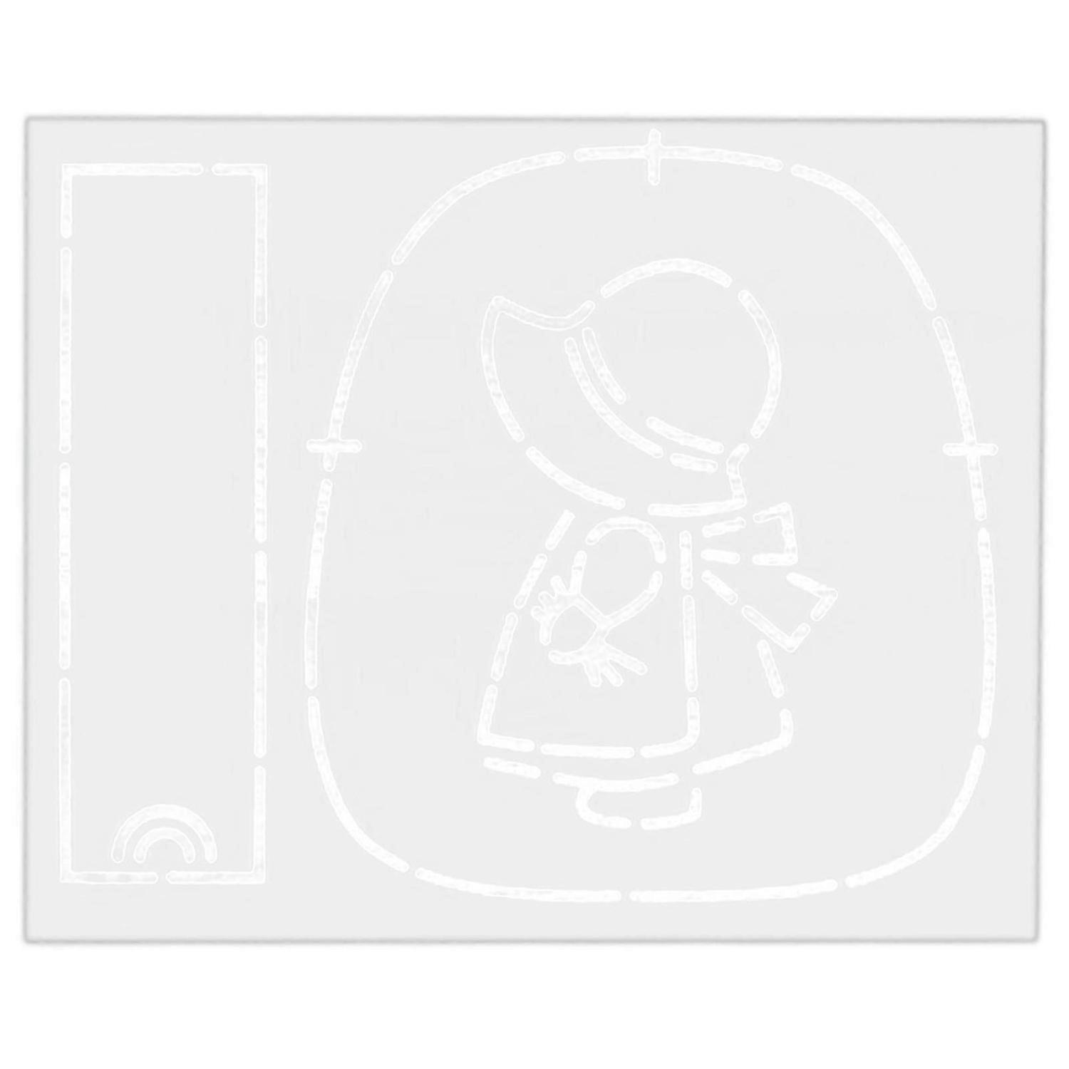 Plastic Stencil for DIY Patchworks Sewing Plastic Patchworks Tool for DIY Crafting Art