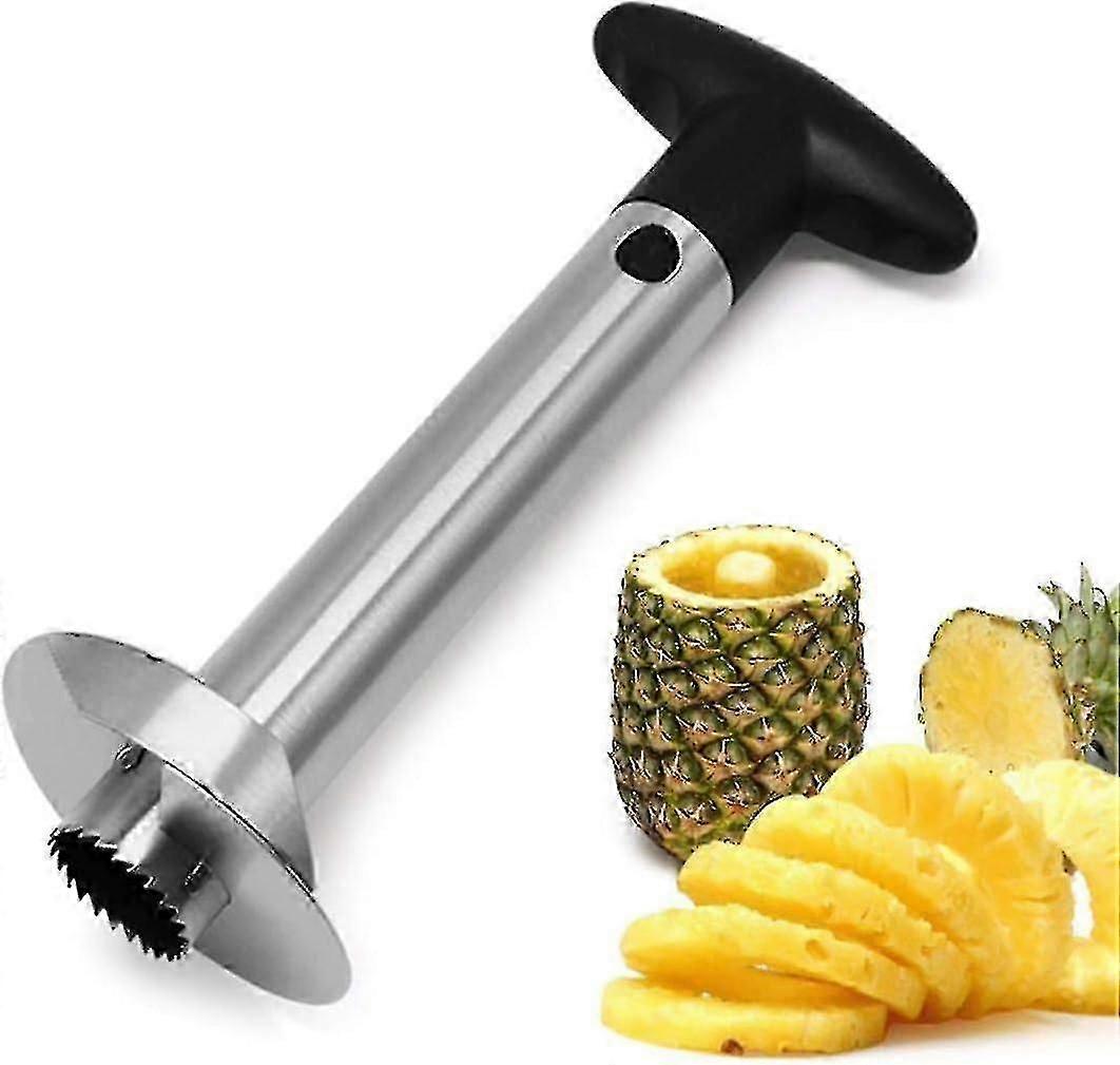 Pine Core and Slicer Tool with Peeler and Core Puller for Fruit Ring Cutting