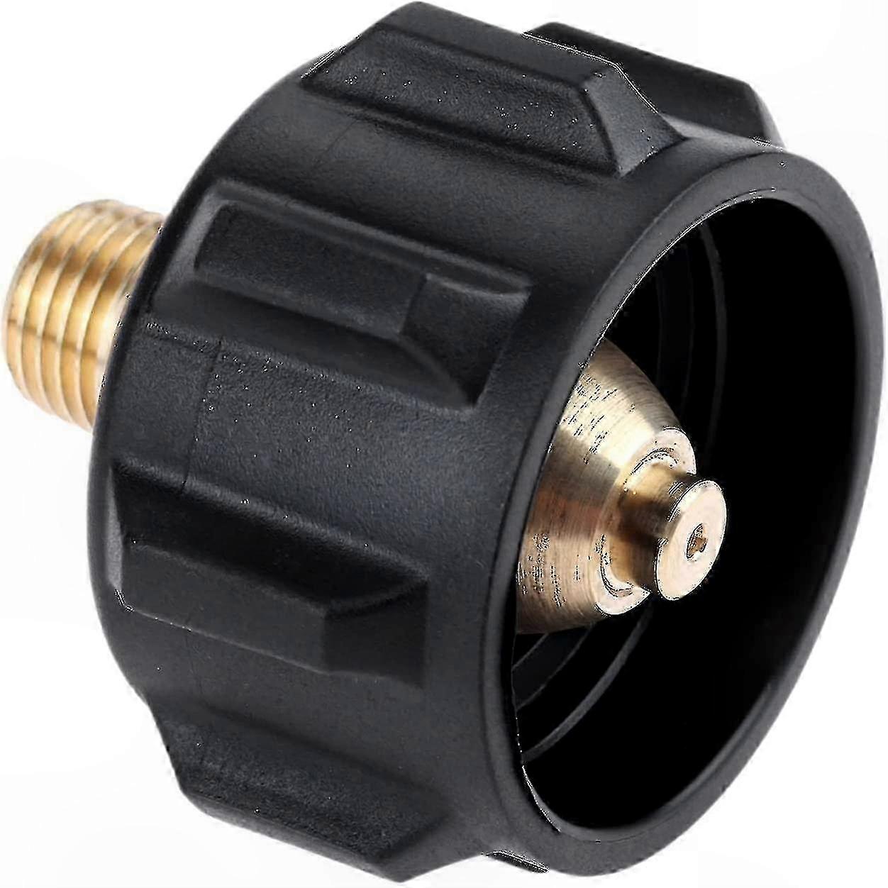 Propane Refill Adapter with 1/4 Inch QCC1 Male Thread for Gas Regulator Connection