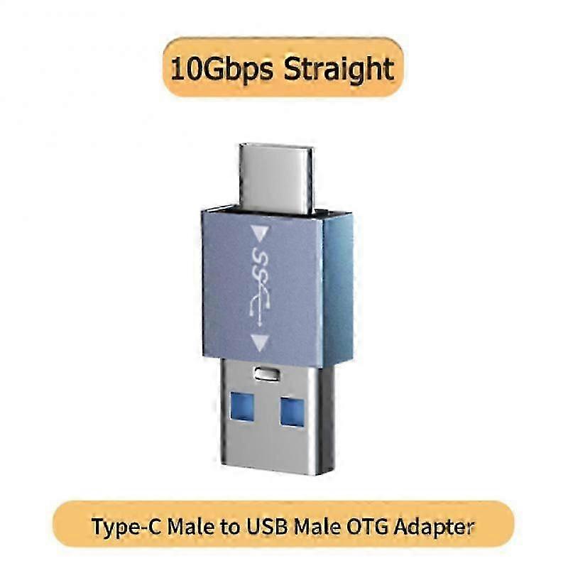 Usb 3.1 To Type-c Otg Adapter 90 Degree Elbow Fast Charging Charger Converter Usb3.1