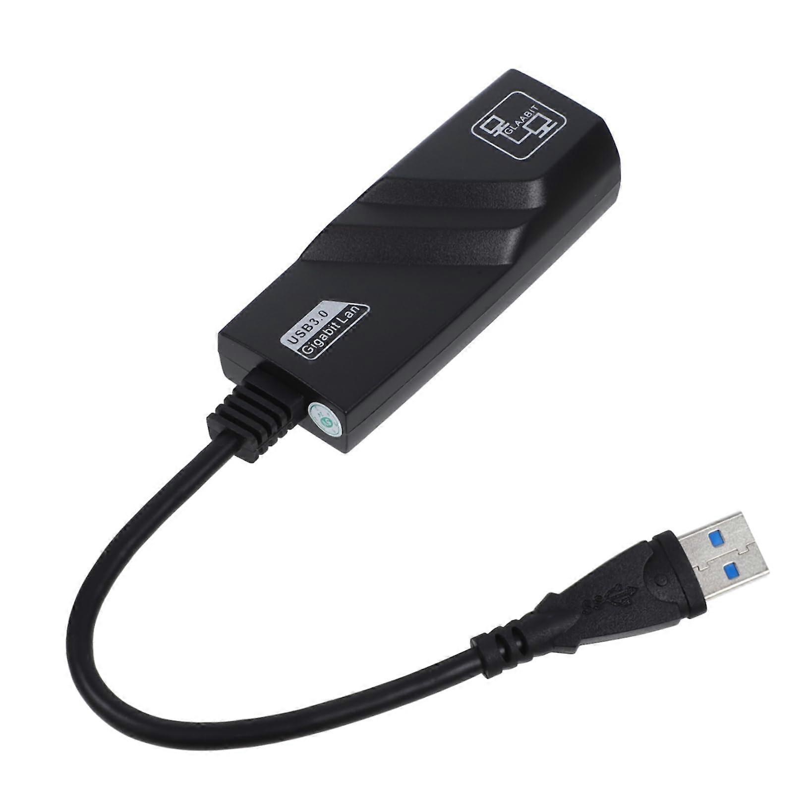 USB Ethernet Adapter 1000 Mbps Gigabit Compatible With Windows Mac Linux Compact Stylish Design
