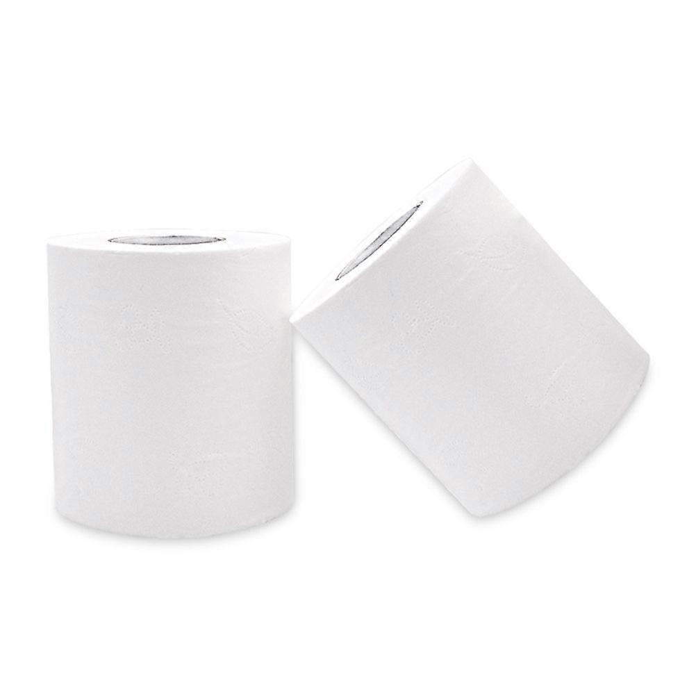 Small Roll Toilet Paper Wood Pulp for Hotel 30 Rolls White 4-Layer Quality