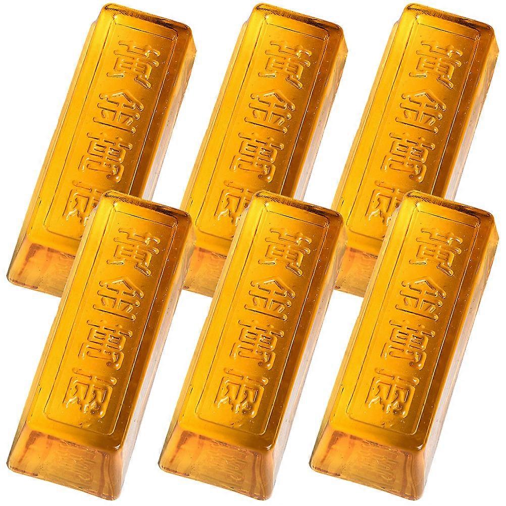 Simulation Gold Bar Decorative Artificial Gold Bar Prop 18Pcs Collection