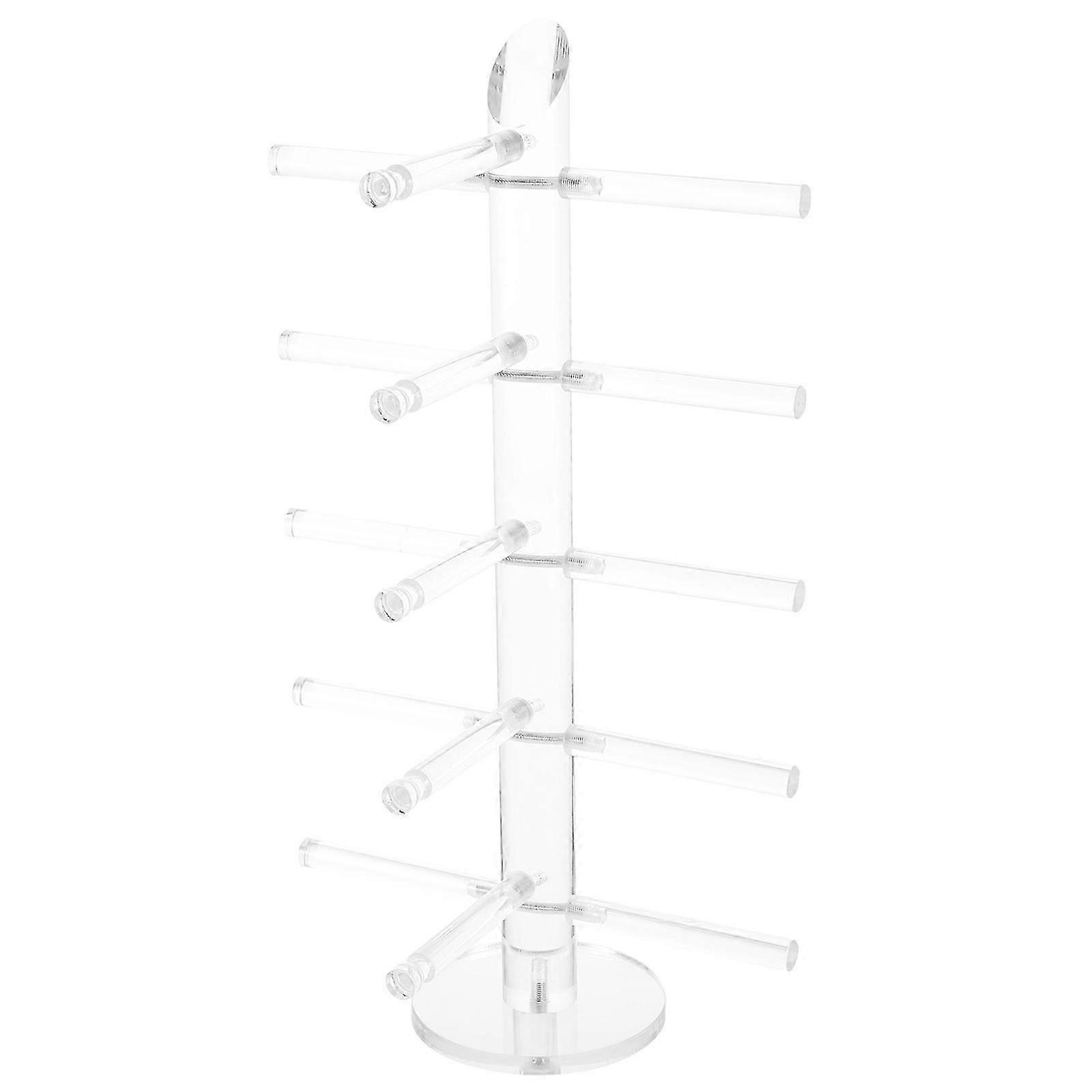 Acrylic Sunglasses Display Rack for Organising and Showcasing Eyewear in UK Retail or Home Use