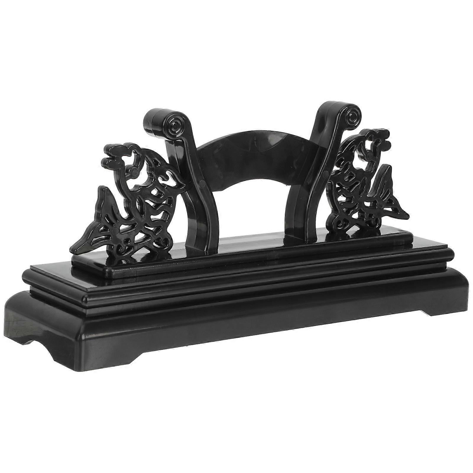 Display Rack For Folding Fans 5Pcs Rectangular Chinese Style Holder For Gallery Table Decor
