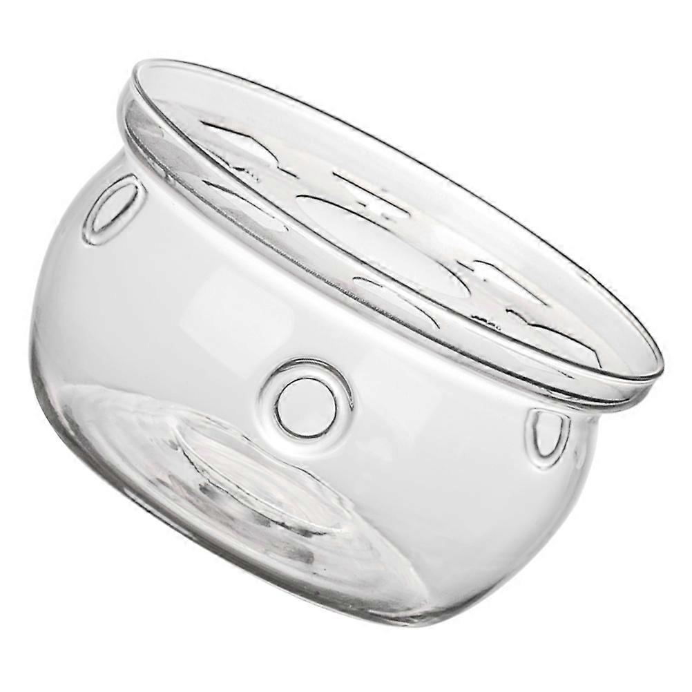 Glass Teapot Warmer 2Pcs Desktop Tea Heating Base Square Shape Ideal For Home Tea Lovers Practical Insulation