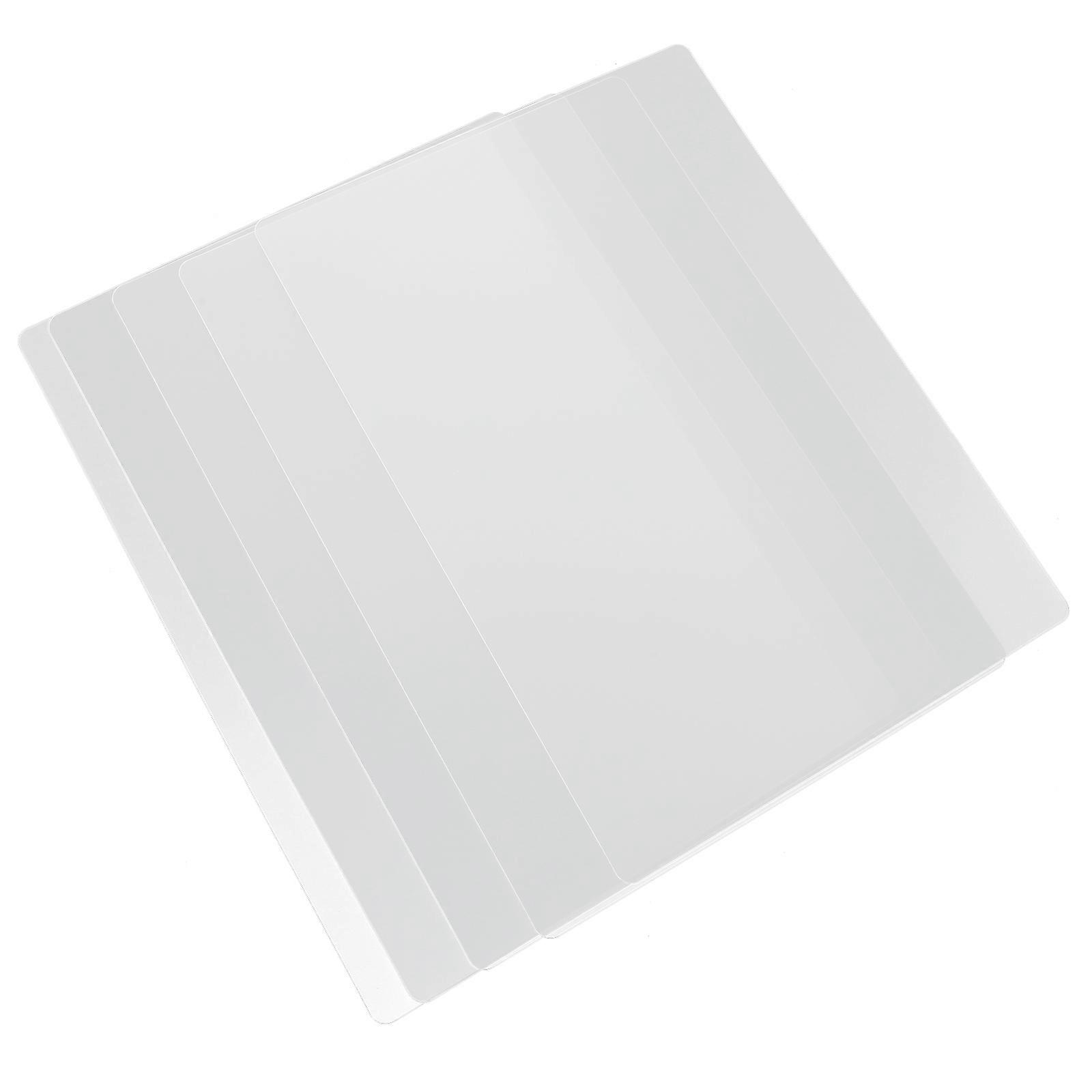 Plastic Reusable Exam Pad Office Pad for Writing 25Pcs Transparent
