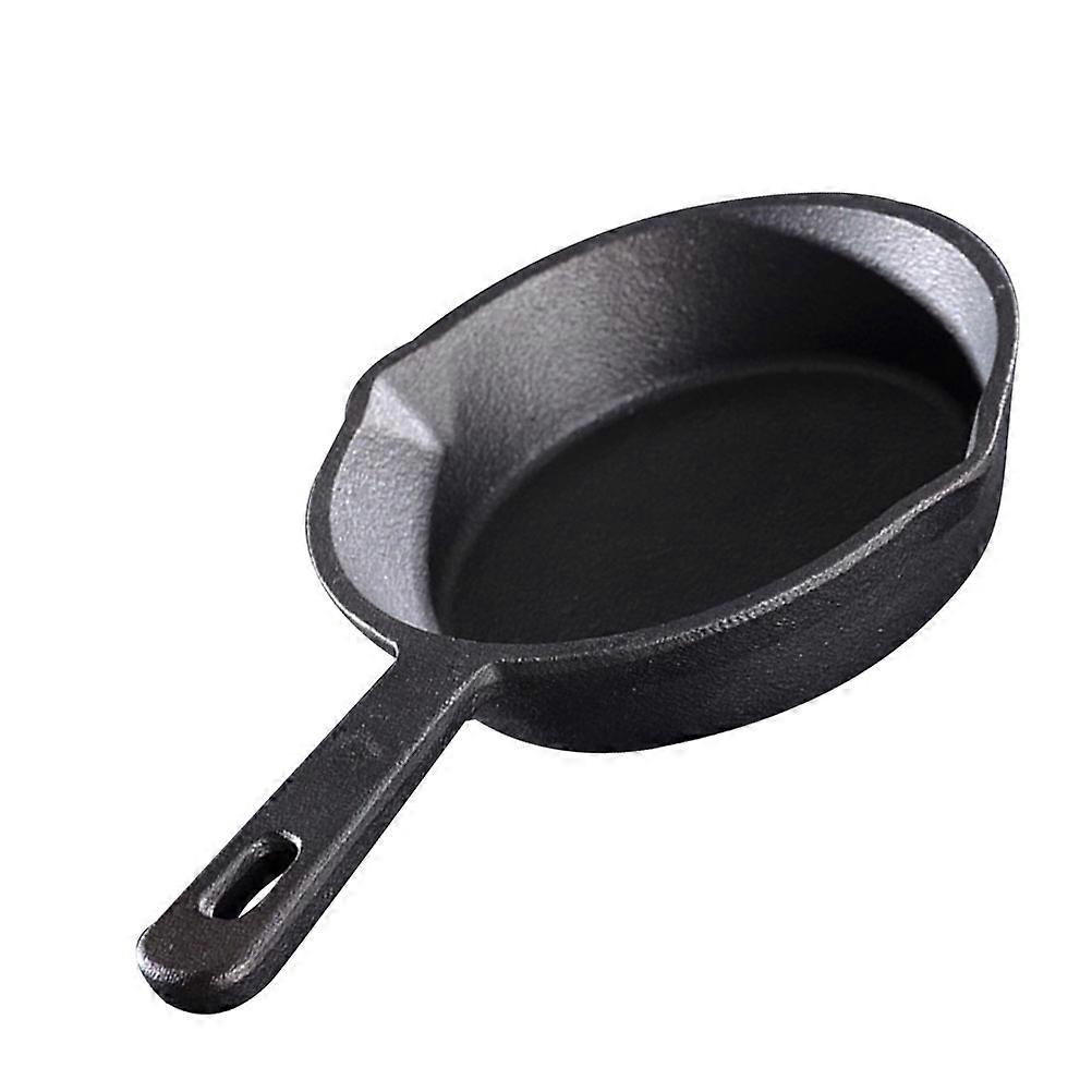 Iron Pan Non-Stick Frying Wok for Cooking 1Pcs Round Shape Black Pan