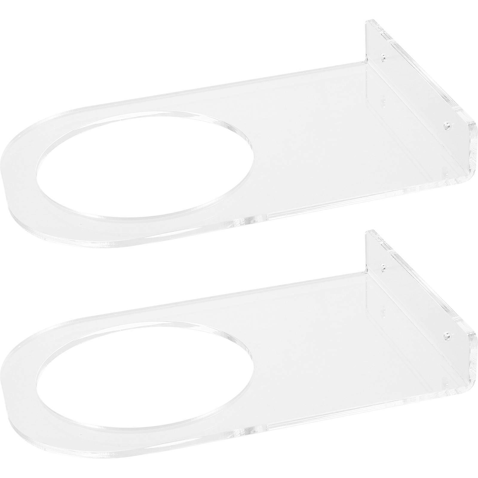 Multi-Purpose Balls Holder Acrylic for Display 4Sets of Wall Mount Shelf