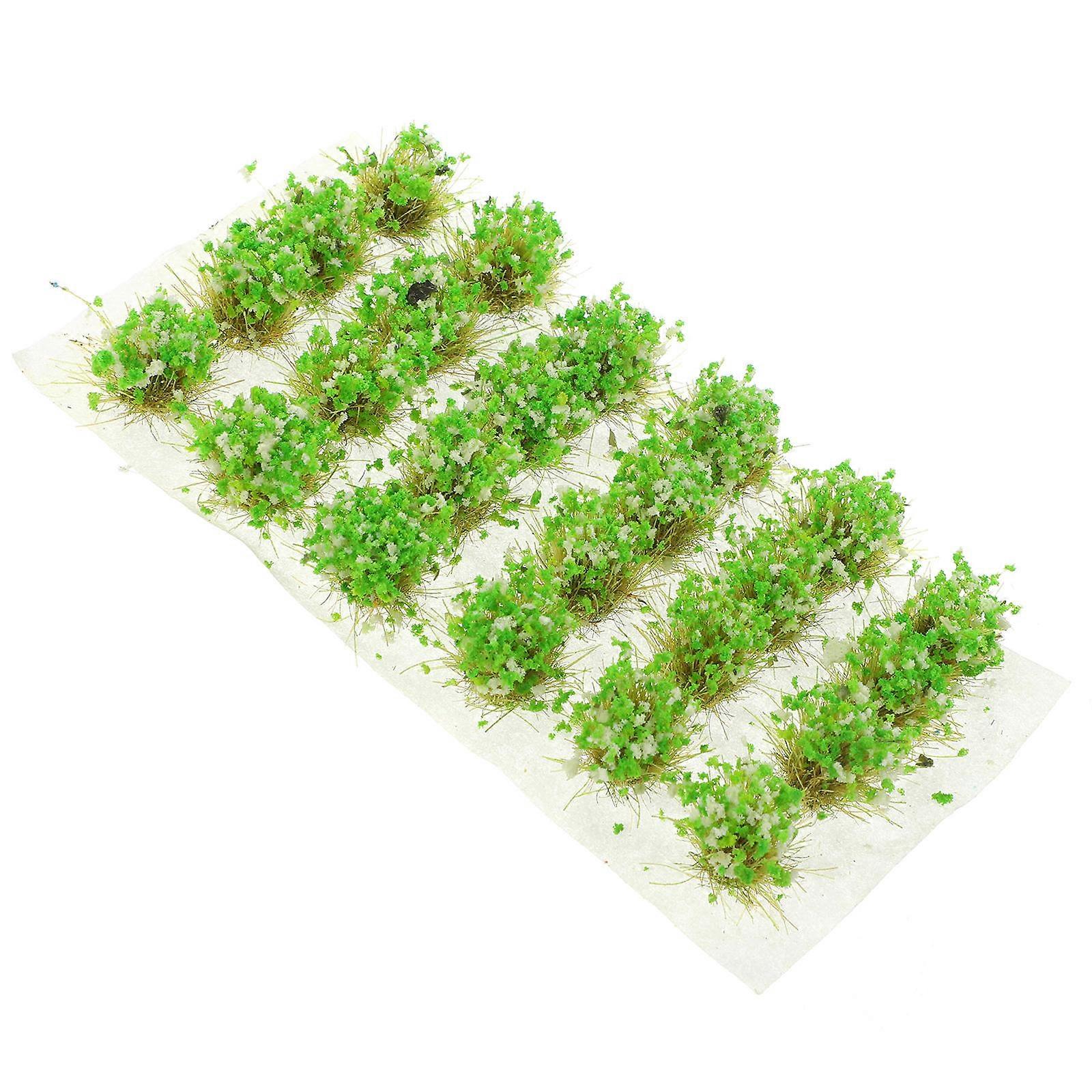 Simulated Grass Cluster Fake Grass Tufts for Miniature DIY Decoration 3 Boxes
