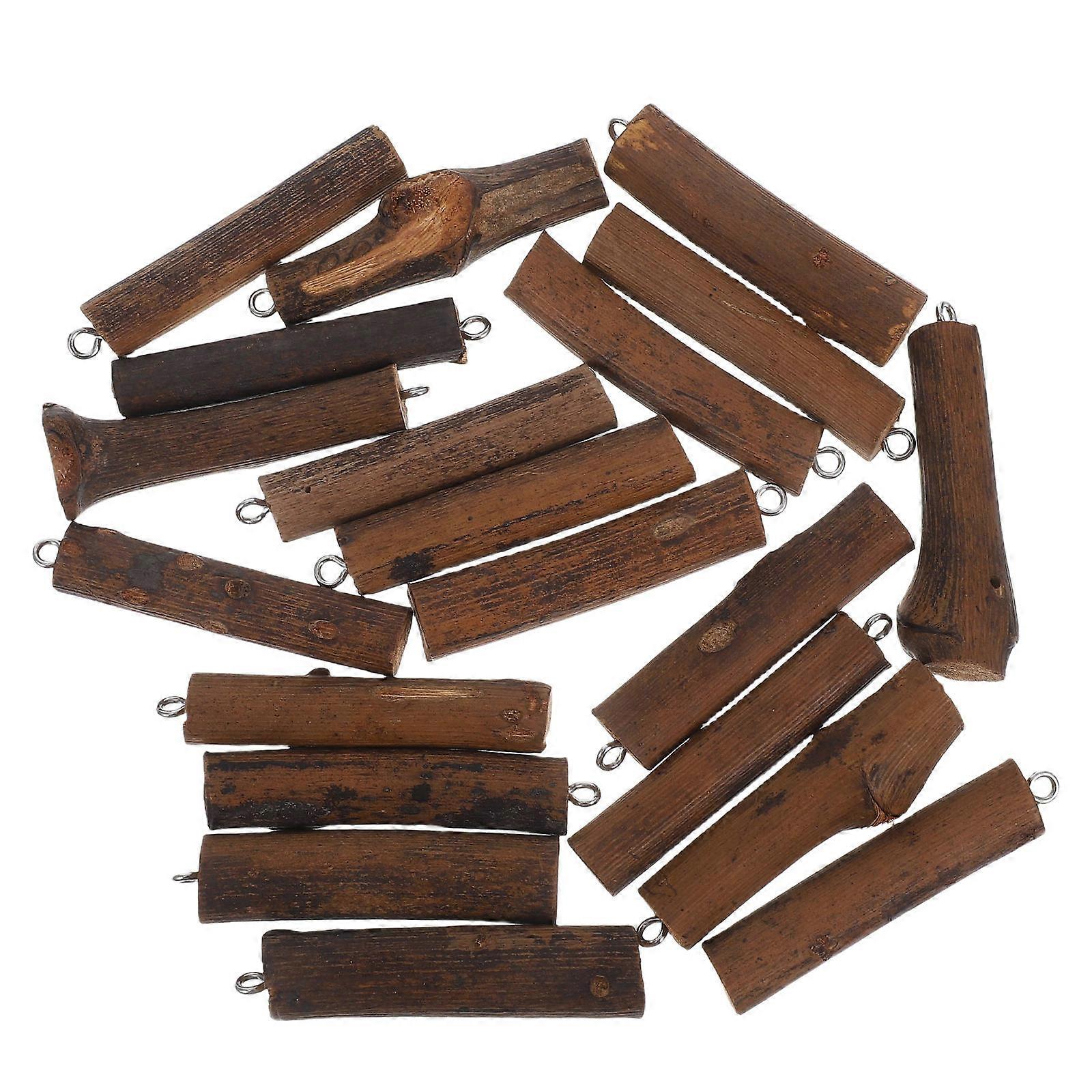 Dry Rattan Twig with Eye Screws for DIY Wreath Supplies 60Pcs