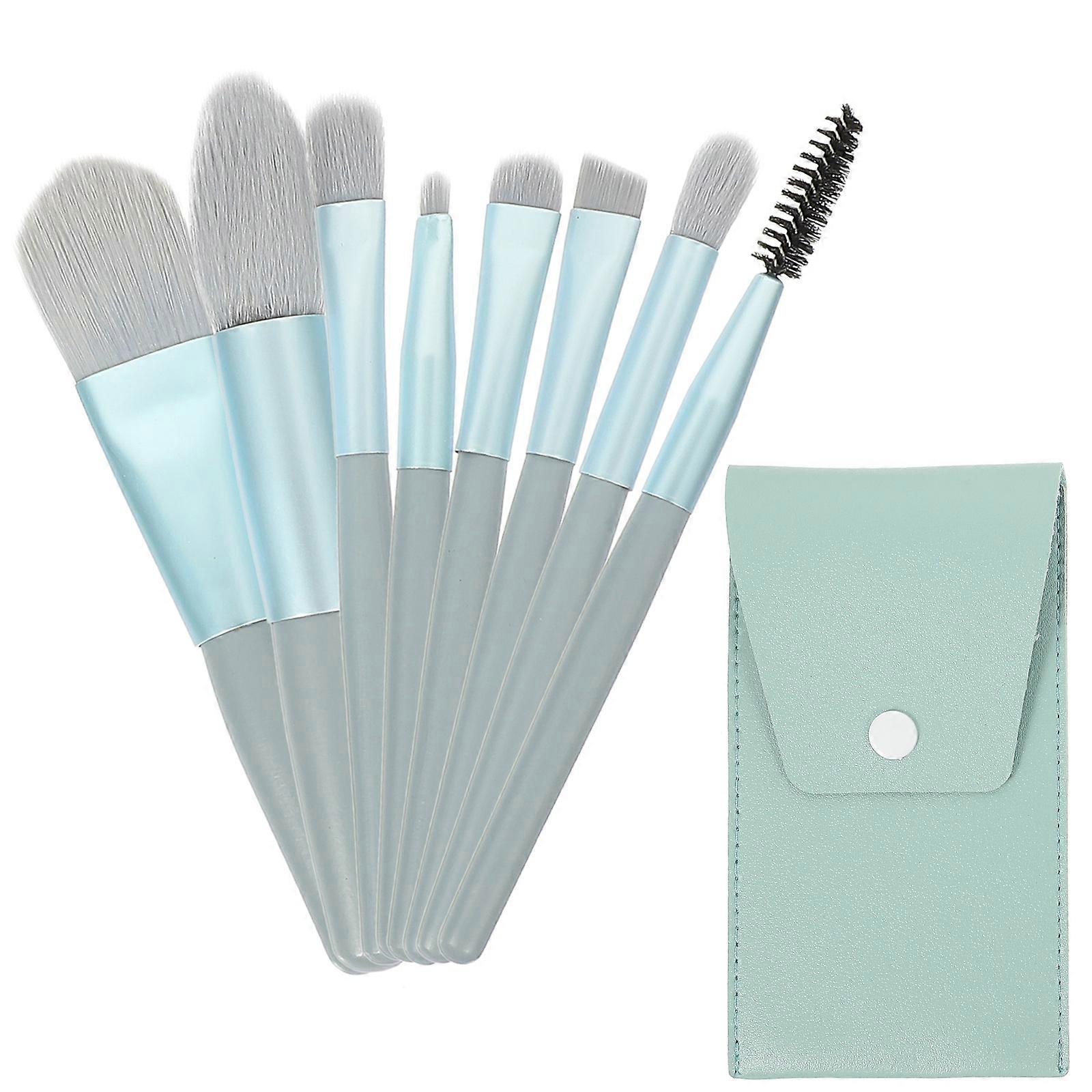 Professional Cosmetics Brush Set for Blusher Powder Makeup 2Sets Blue