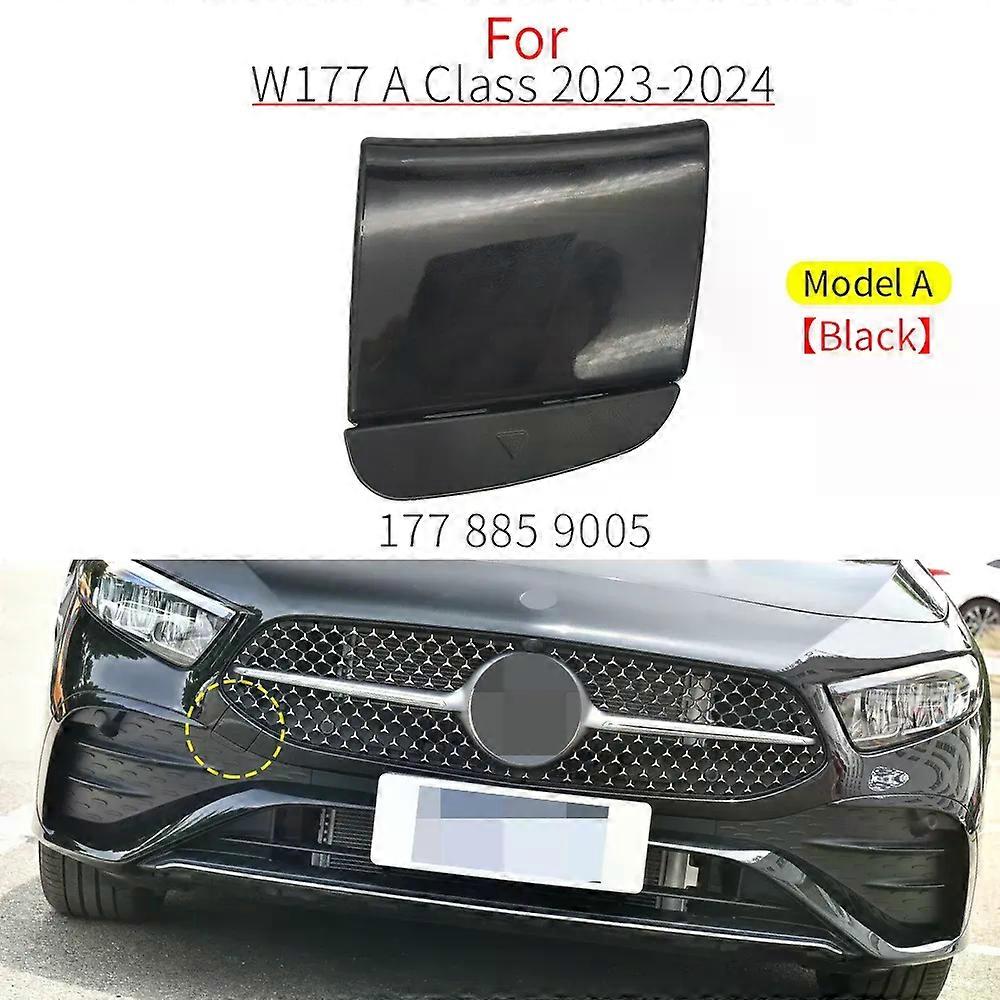 For Mercedes W177 Car Front Bumper Tow Hook Cover Cap Black For Benz A Class A180 A200 A220 A260 2023-2024 1778859005