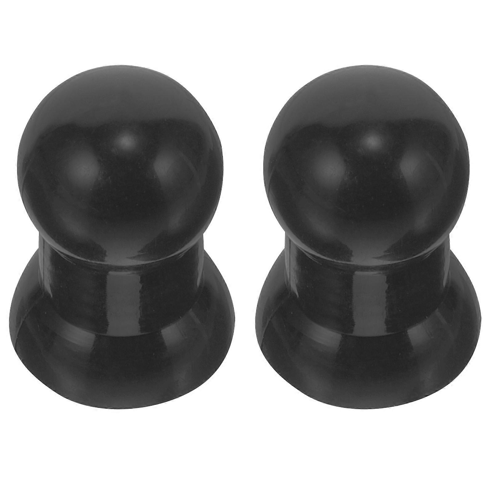 Umbrella Tip Covers Black Plastic for Umbrella Repair 2Pcs Replacement