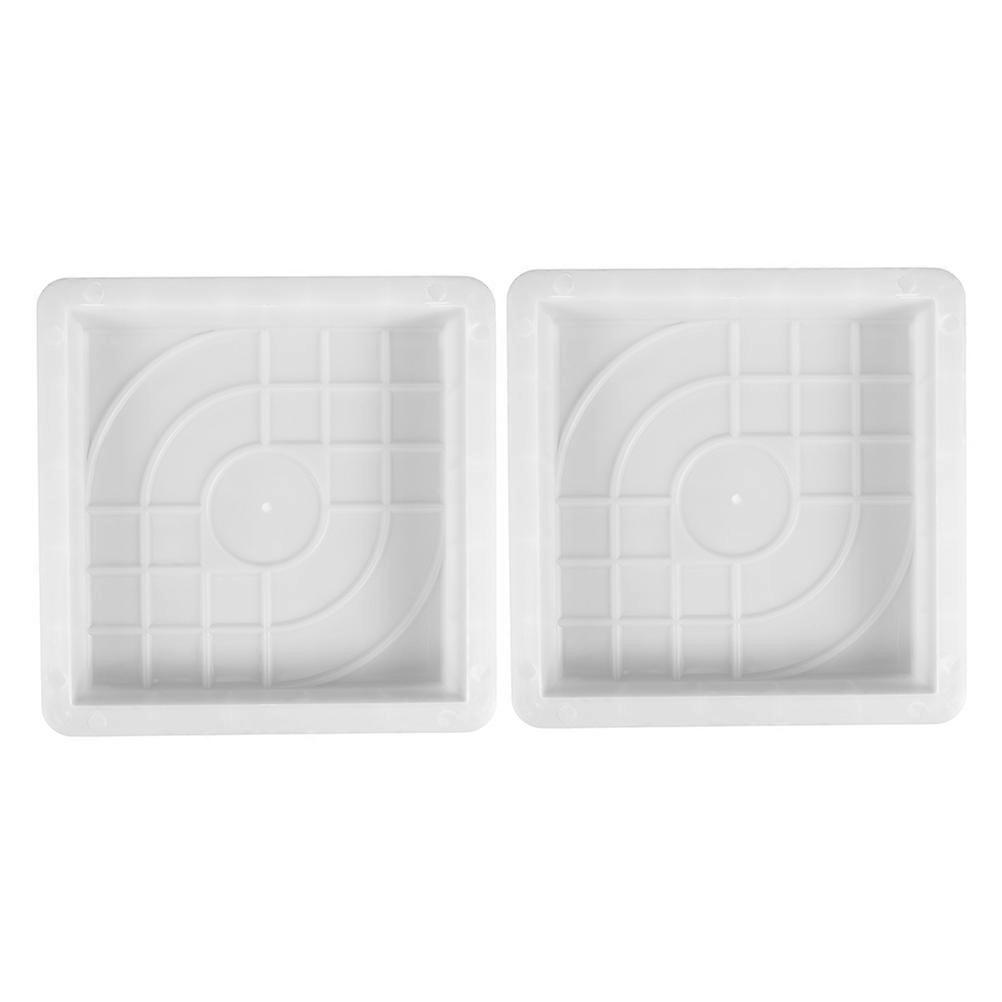 Concrete Molds Floor Tile Mold for Paving Use 2Pcs Outdoor Sidewalk Forms
