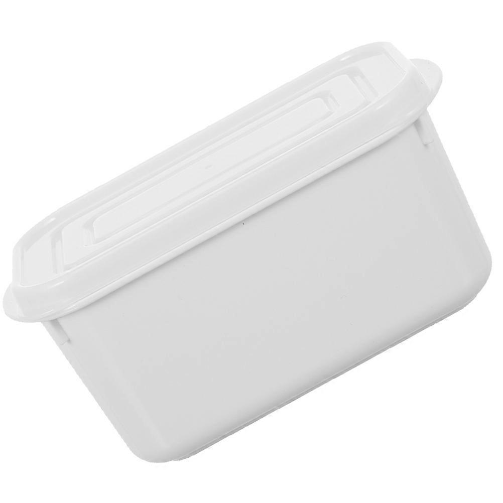 Butter Storage Container for Home Use with Lid White Design