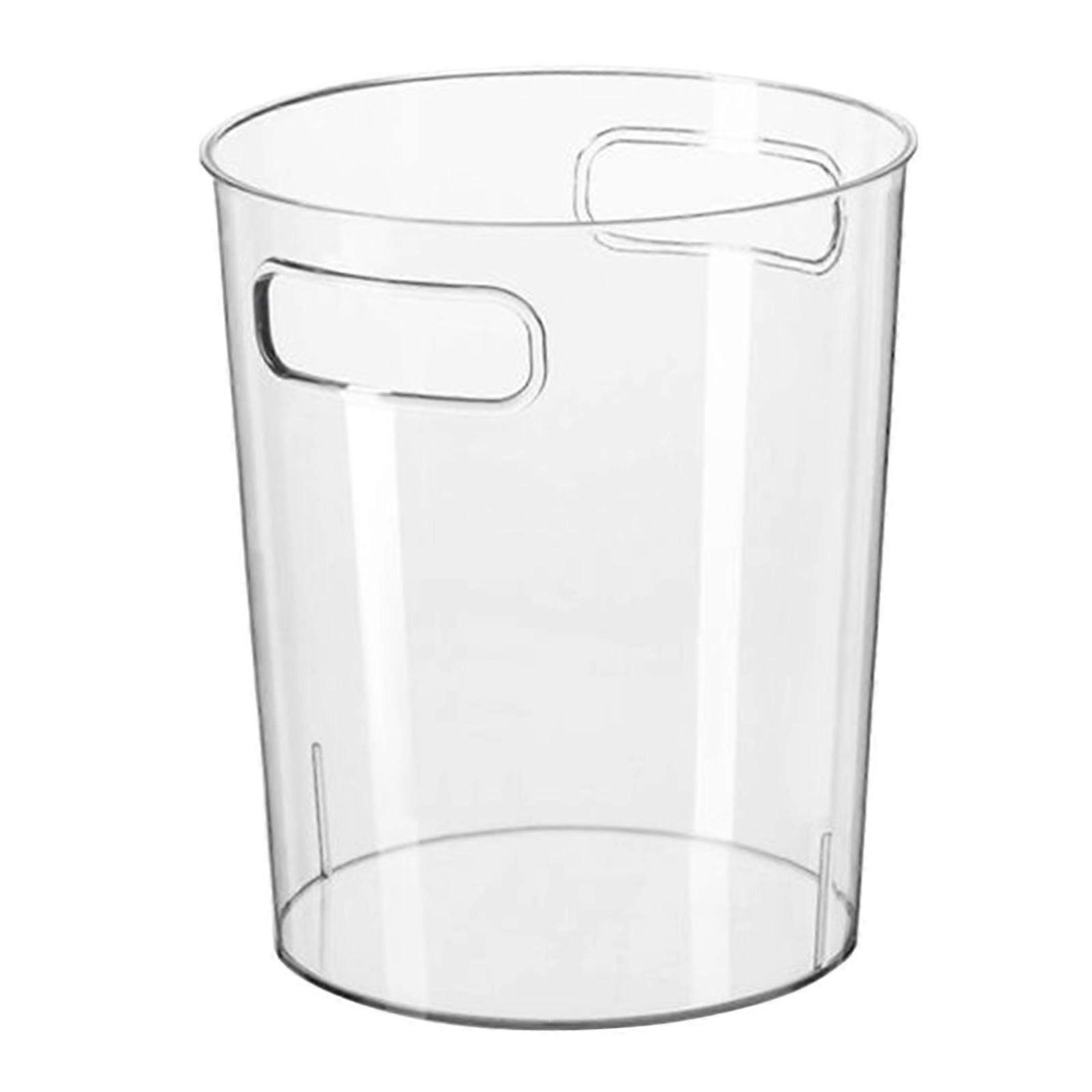 Kitchen Storage Bin for Waste Management 3Pcs Transparent Trash Can