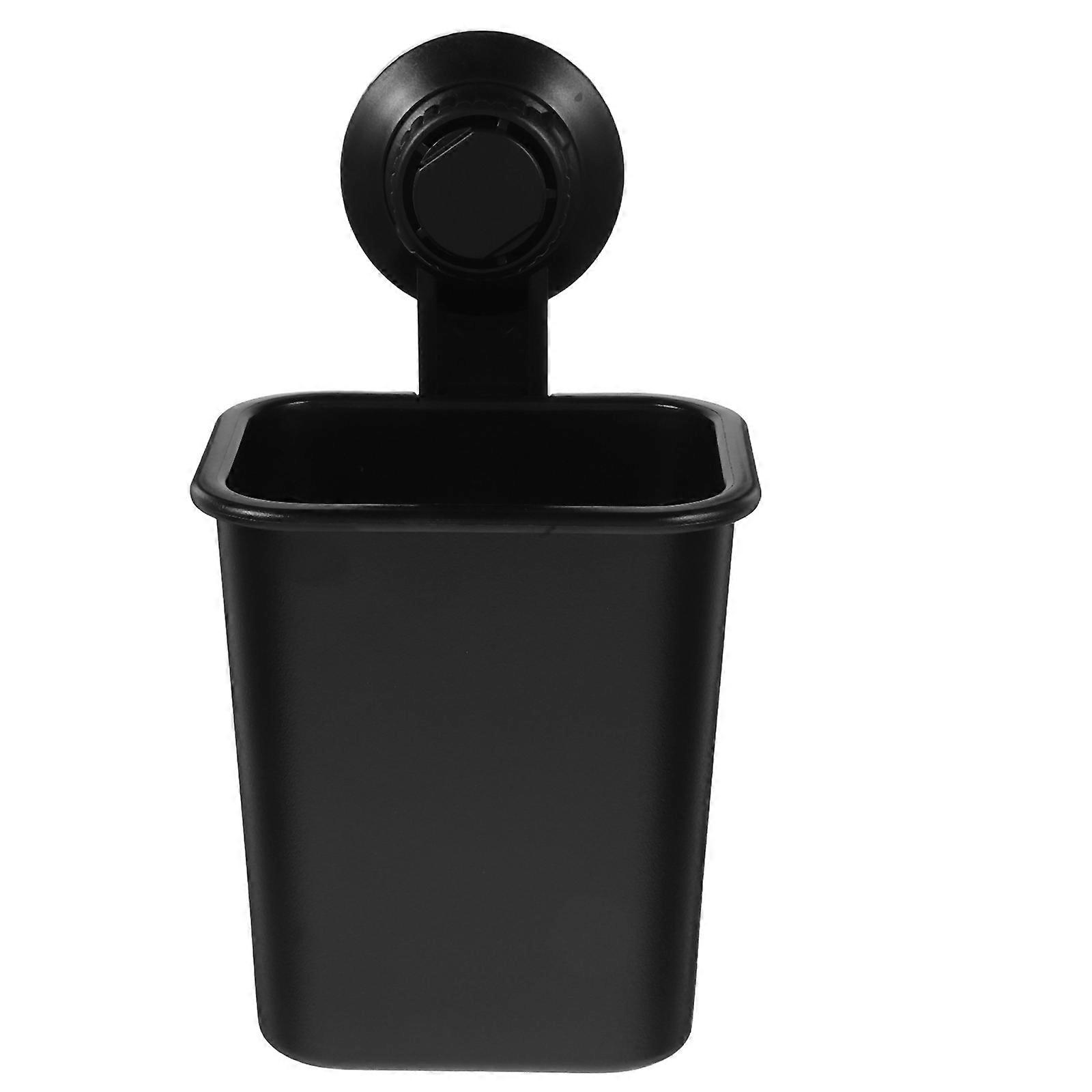 Black Toothbrush Rack Suction Cup for Wall Storage Organizer 3Pcs