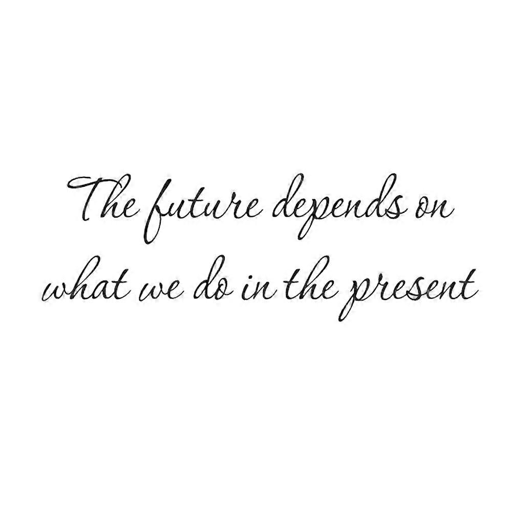 Black Wall Decals for Decoration Future Wall Sticker 3Pcs PVC Material