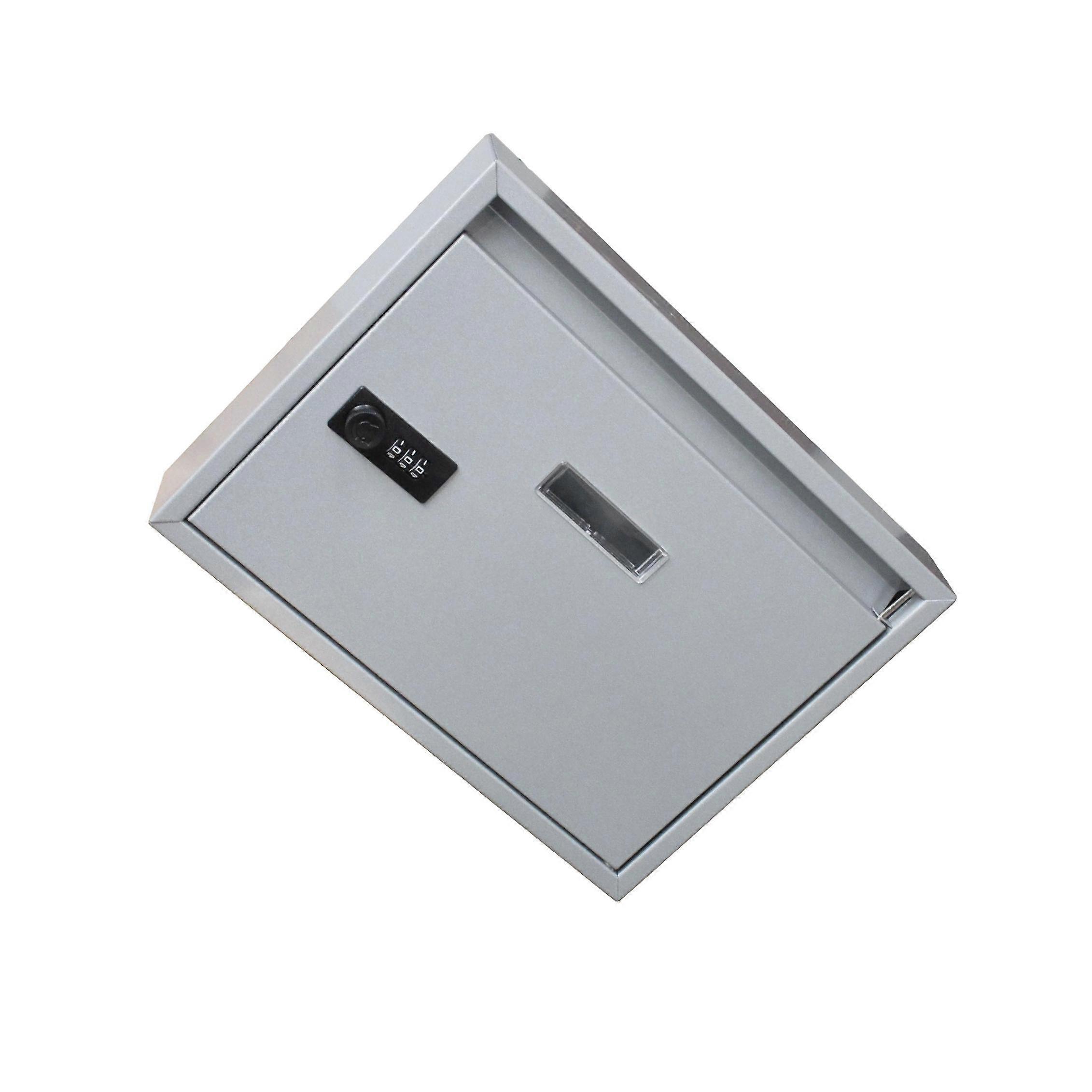 Wall Mount Mailbox Mail Box Post Letter Suggestion Box Decoration lver