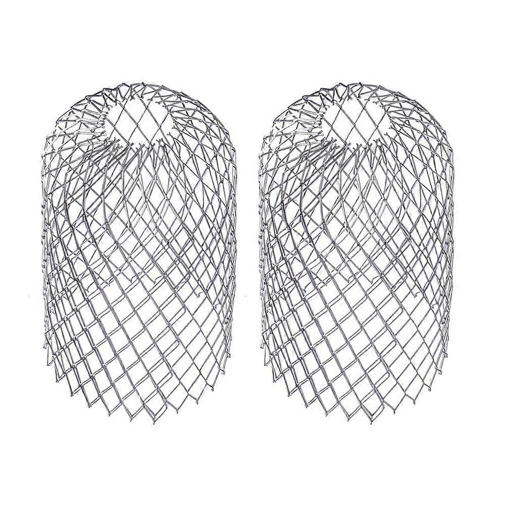 2pcs Rooftop Drain Pipe Filter Mesh Anti-leaf Filter Roof Drainage Pipe Strainer