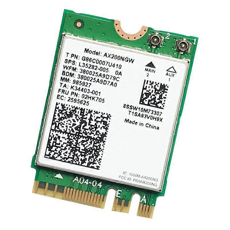AX200 AX200NGW Network Card M.2 NGFF WiFi Card Bluetooth 5.0 WiFi 6