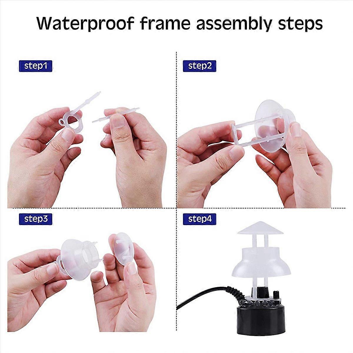 Mini Mist Maker Fogger Ultrasonic Atomizer Spatter Guard EU Plug