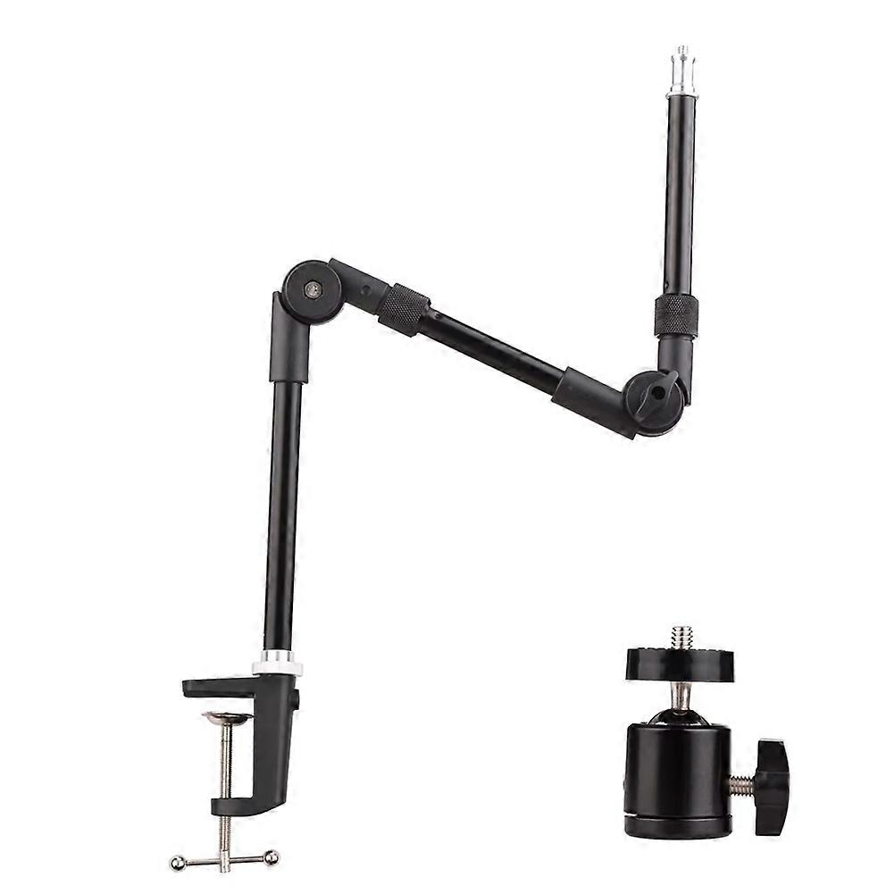 1/4 -01 Bracket Flexible Foldable Desk Mount Stand Ballhead Adapter