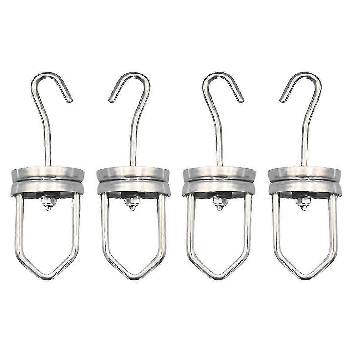 4pcs rotary swivel hooks high temperature paint