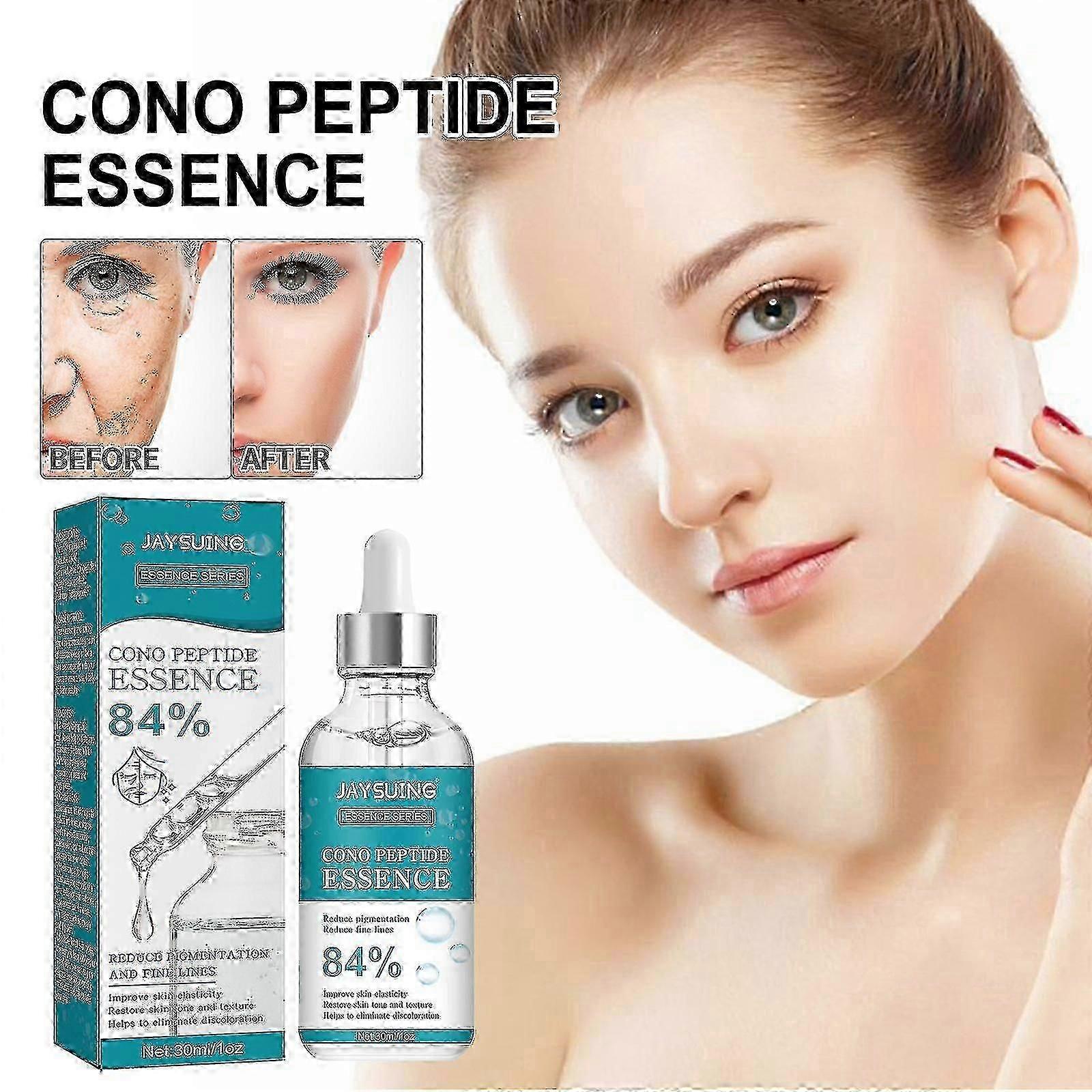 Jaysuing Aqua-Light Cono Peptide Anti-Wrinkle Essence מפחית קמטוטים, מעניק לחות, מחליק, ממצק ומבהיר את העור BF |