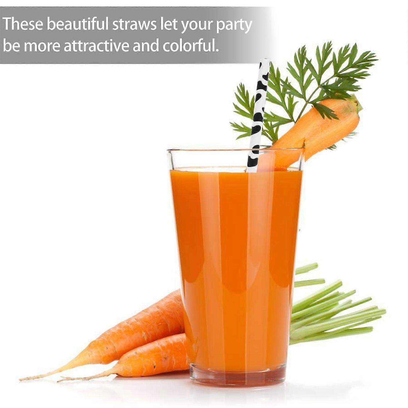 60pcsパーティーストロー使い捨てストロー分解性ストローパーティー用品