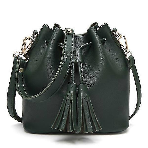 New Bucket Bag Handbag Messenger Bag(green)