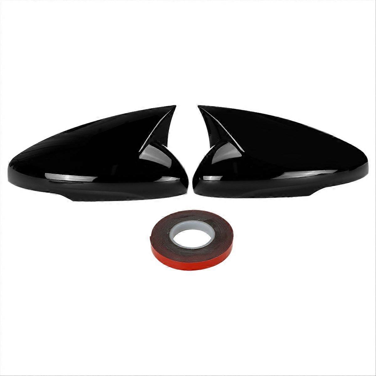 1 Pair of Gloss Black Rearview Mirror Housings for ford Electric