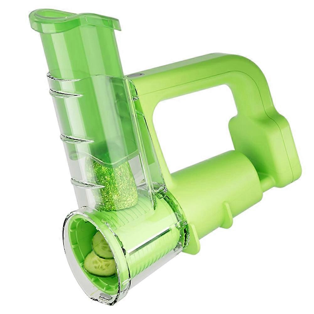 Electric Cheese Grater Wireless, Automatic Rotary Shredder Slicer, Salad Maker Vegetable Slicer with 3 Changeable Blades