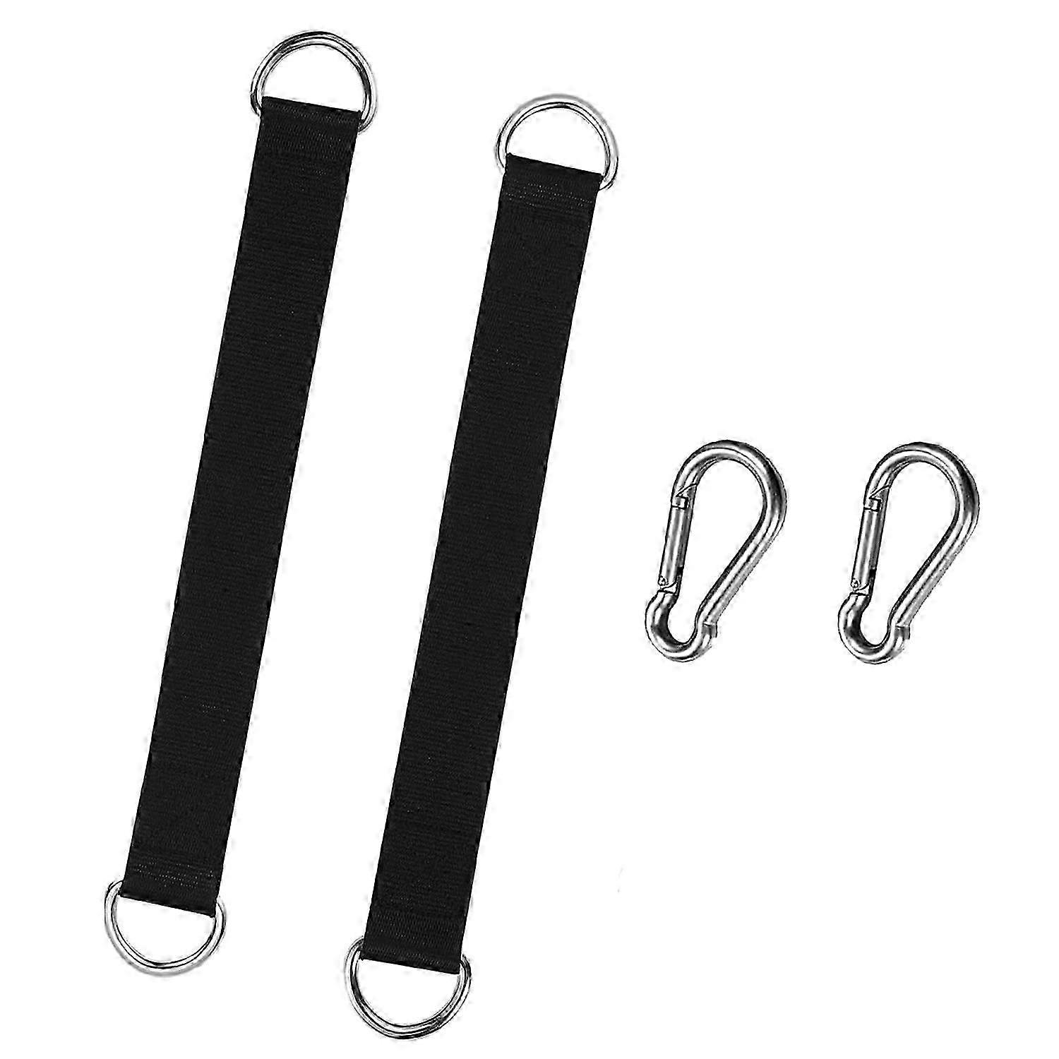 2025 2 PCS Tree Swing Straps Kit, Fitness Pull Up Hanging Straps for Tree Swing, Hammock, Plank, Gym Cable Machine Attachment