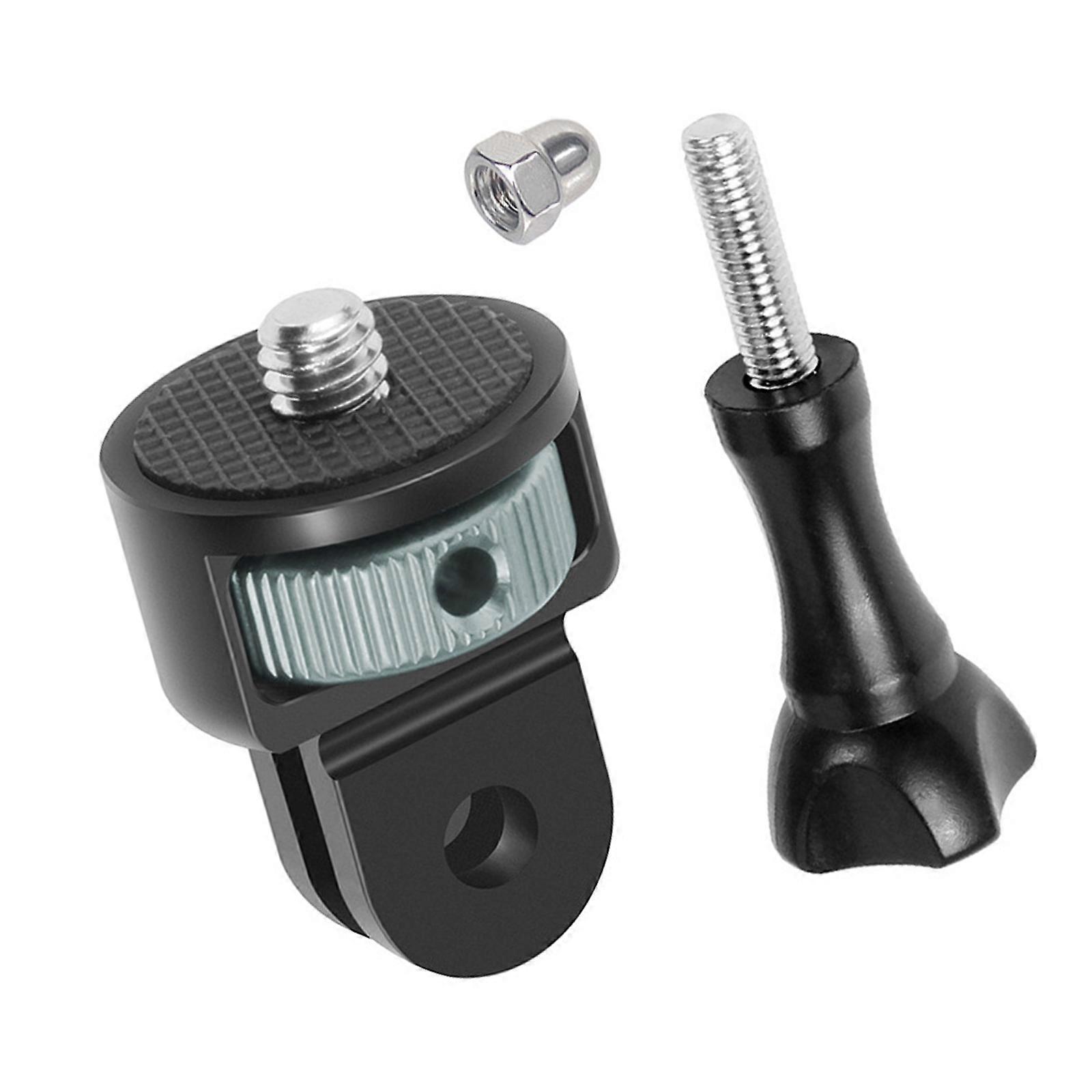 Shockproof Action Camera Adapters With 1/4" Screw Hole Aluminum Alloy Body Seamless Device Compatibility Toolless Assembly Multicolor